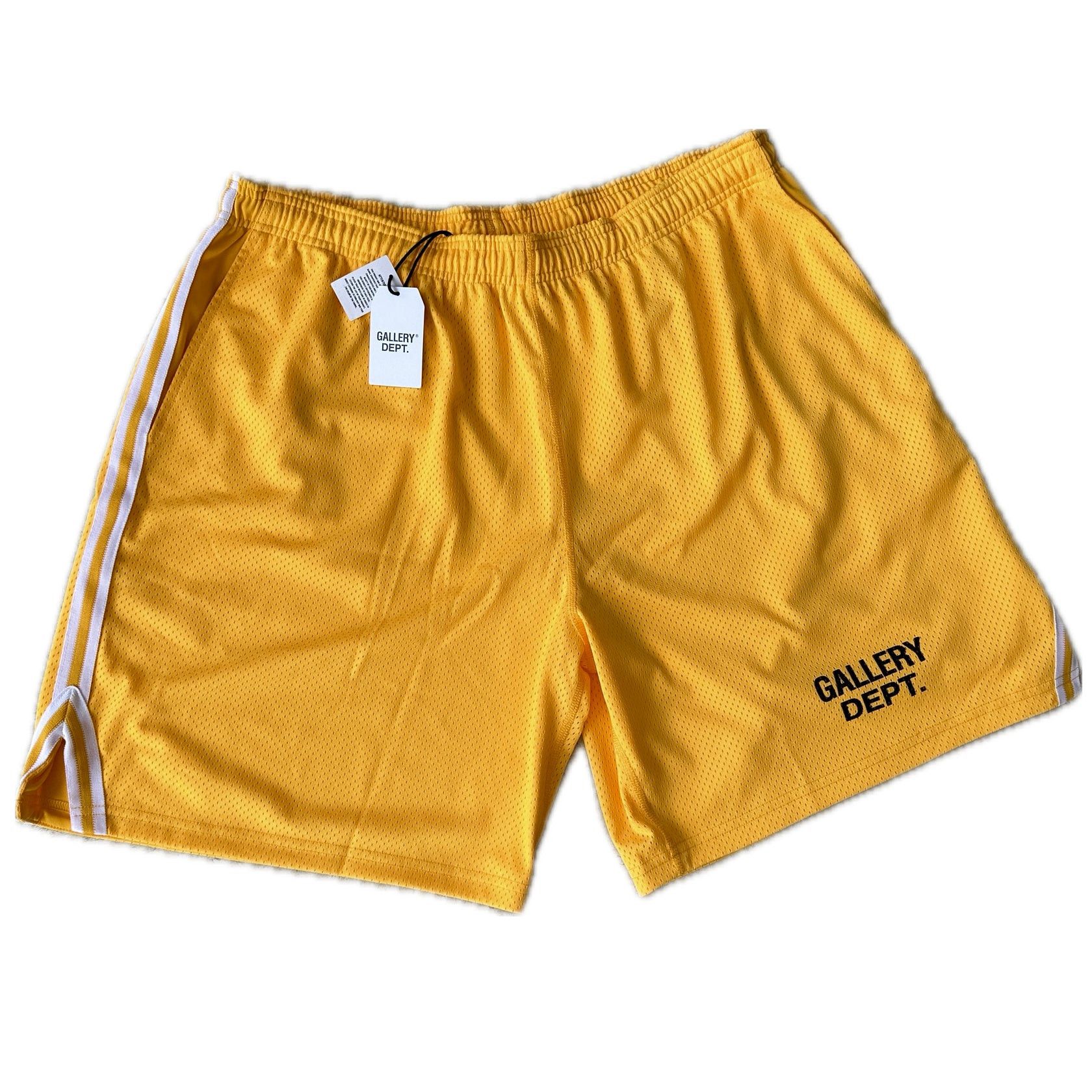 image of Gallery Dept. Yellow Venice Basketball Shorts, Men's (Size 38)