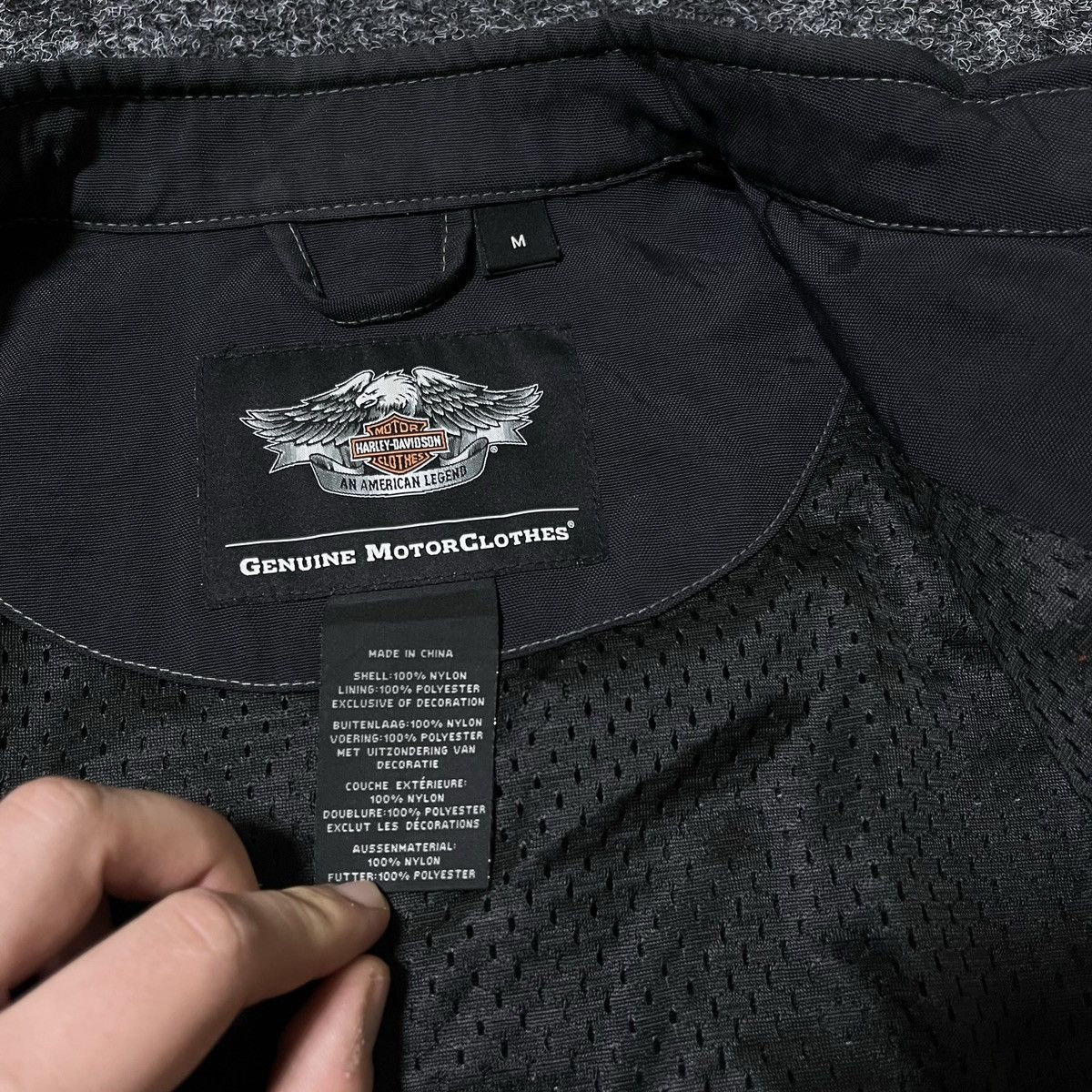 Harley Davidson Harley Davidson Nylon Riding Jacket Biker Size US M / EU 48-50 / 2 - 14 Thumbnail