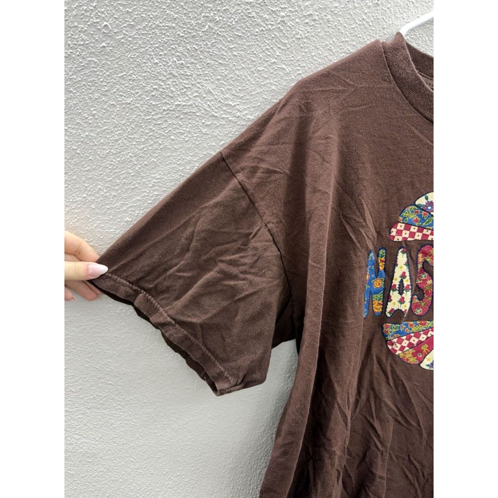 Vintage Sport Attack T-Shirt Size Large Brown Nashville Quilt Graphic Short Sleeve Size US XL / EU 56 / 4 - 3 Thumbnail