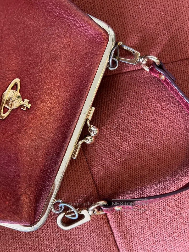 Vivienne Westwood Vivienne Westwood size os Vintage bag, burgundy calf leathe Size ONE SIZE - 3 Thumbnail