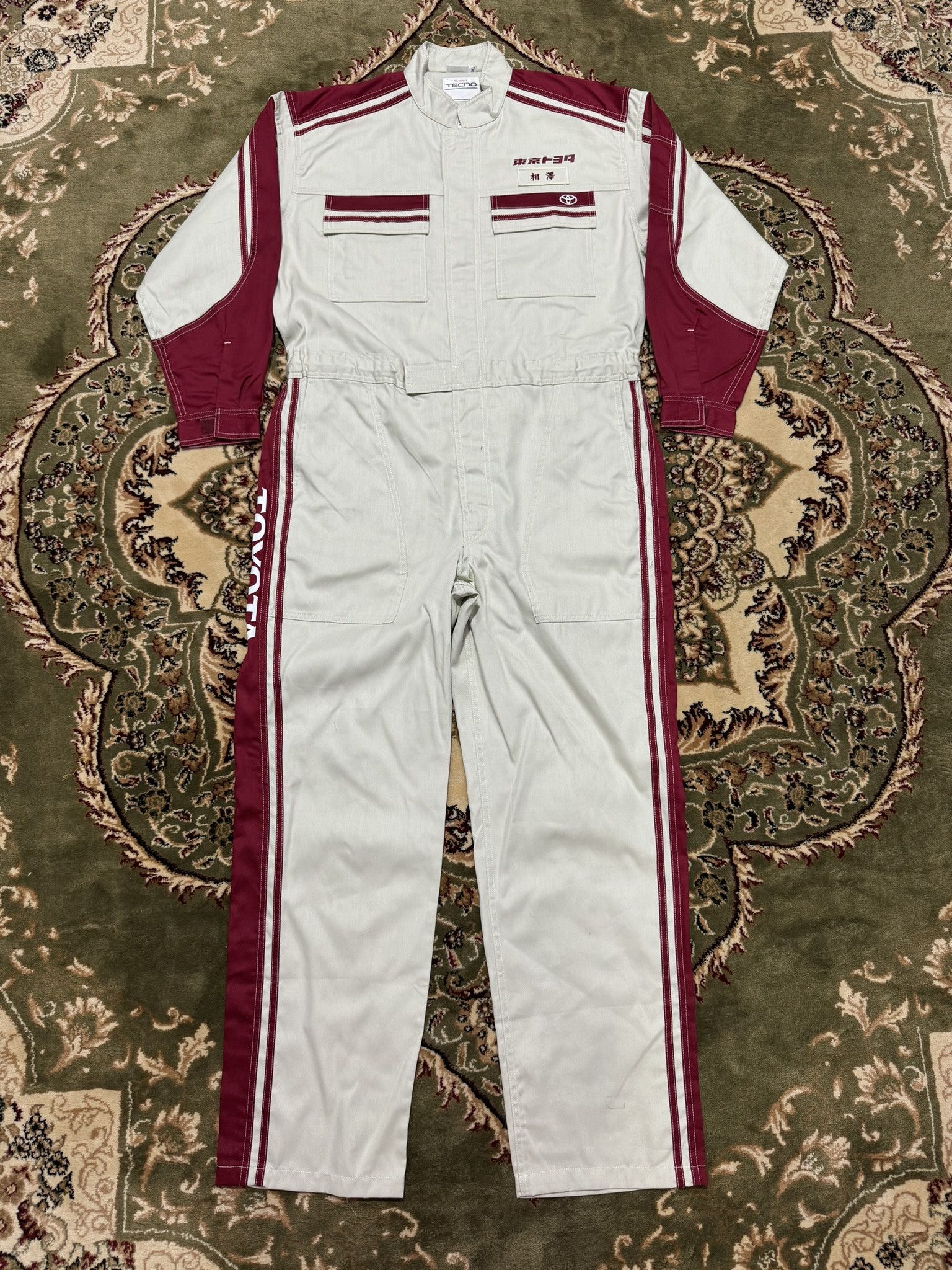Sports Specialties × Vintage NOS Vintage Toyota Corolla Tecno TRD Overalls Jumpsuit XXXL Size US 41 - 3 Thumbnail