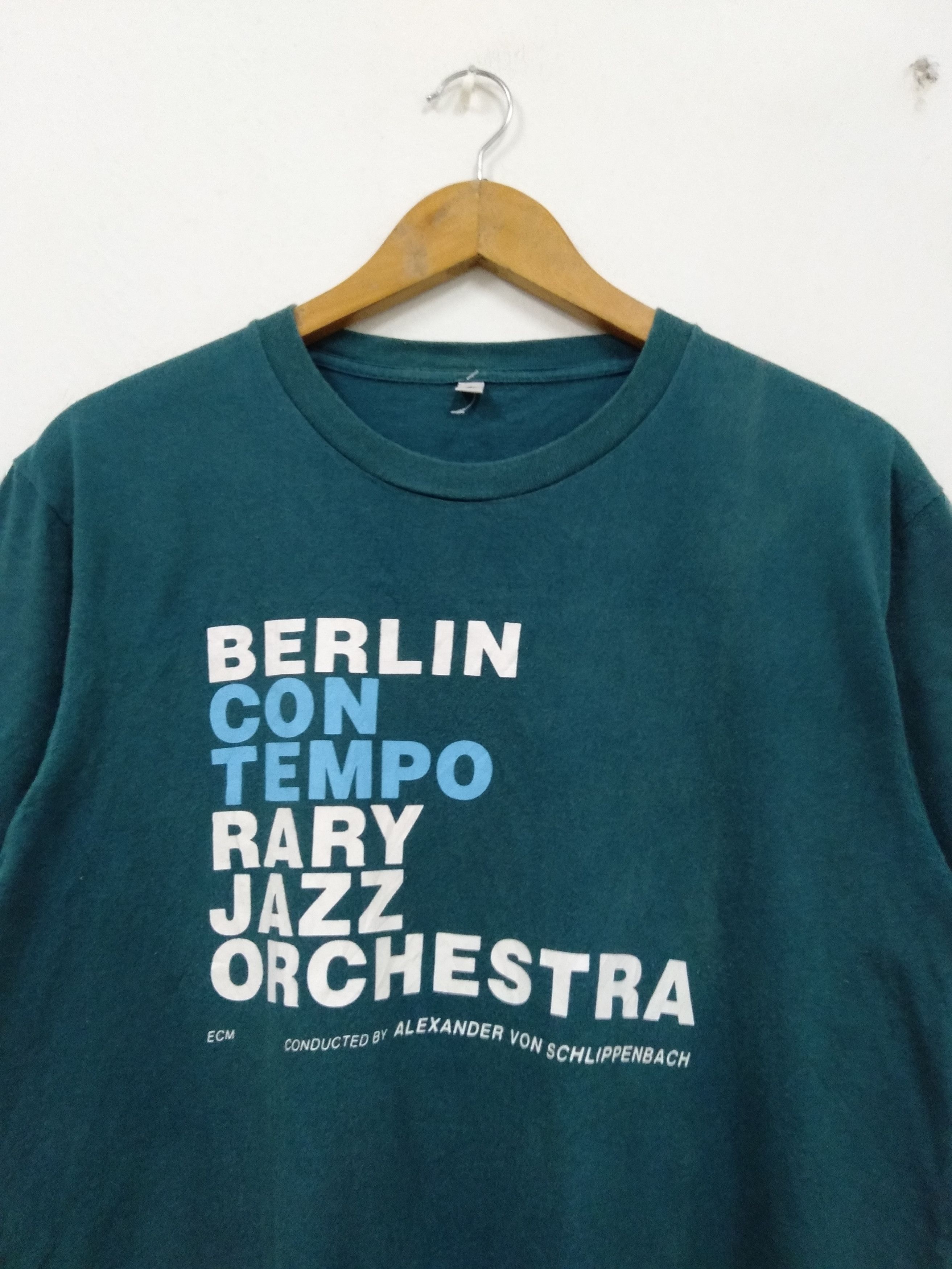 Band Tees Vintage ECM Records Alexander Von Schlippenbach band tee Size US L / EU 52-54 / 3 - 2 Thumbnail