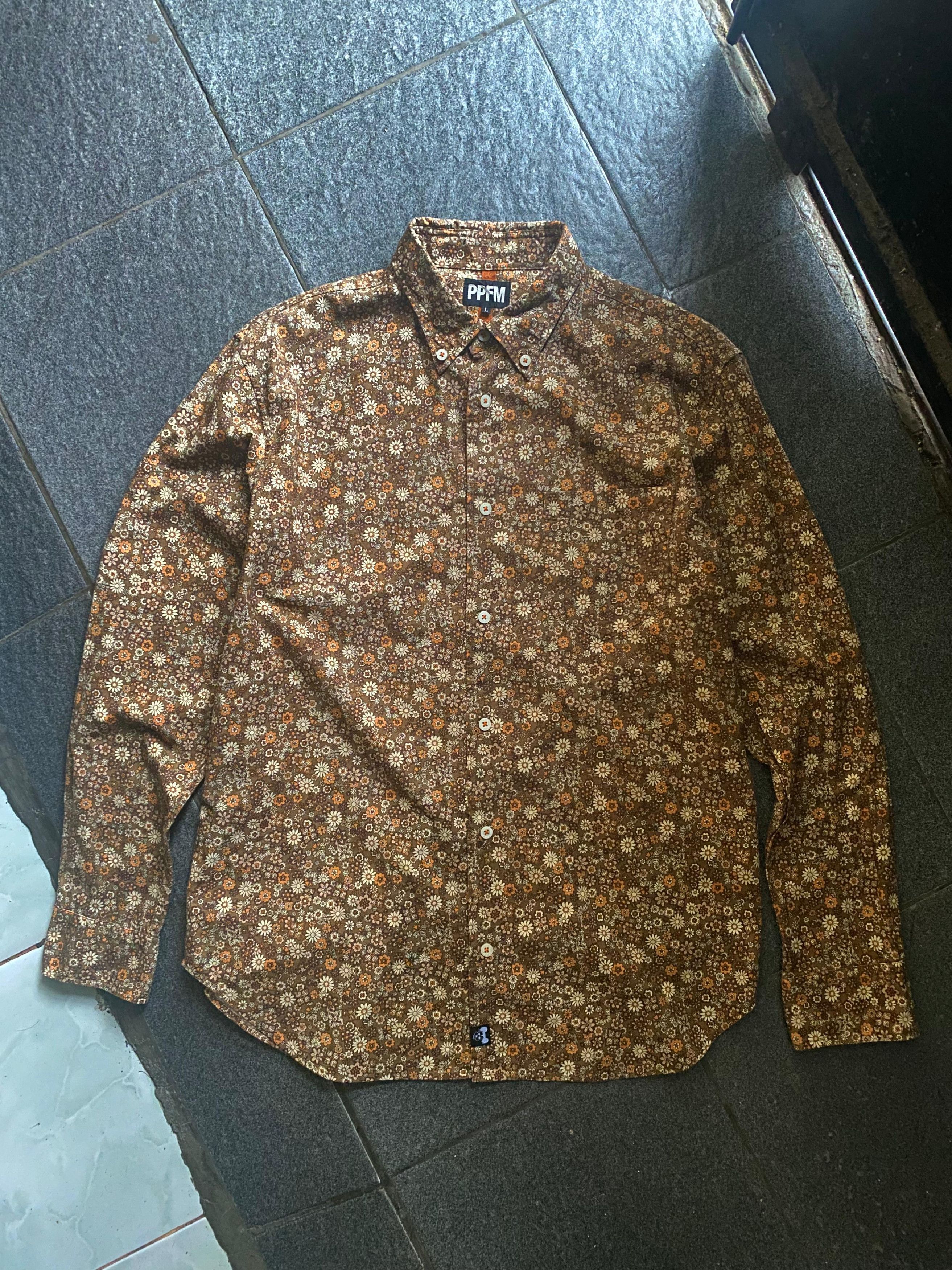 PPFM PPFM Vintage Flower Button Shirt Size US L / EU 52-54 / 3 - 1 Thumbnail