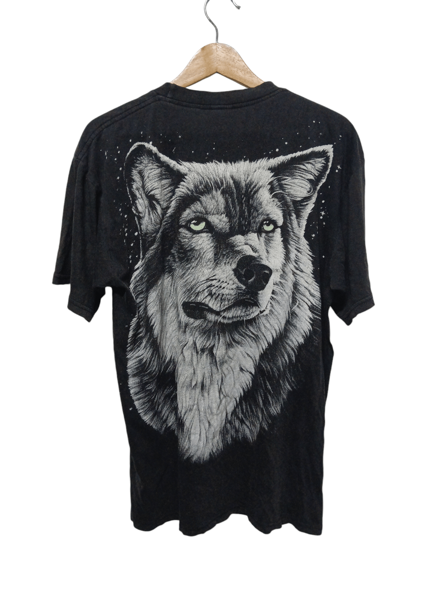 Vintage vintage bigprint wolf distressed t shirts Size US M / EU 48-50 / 2 - 2 Thumbnail