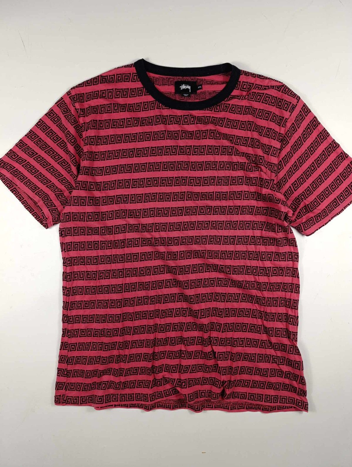 Stussy Stussy tshirt tees red pattern cotton streetwear skate rare Size US XXL / EU 58 / 5 - 2 Thumbnail