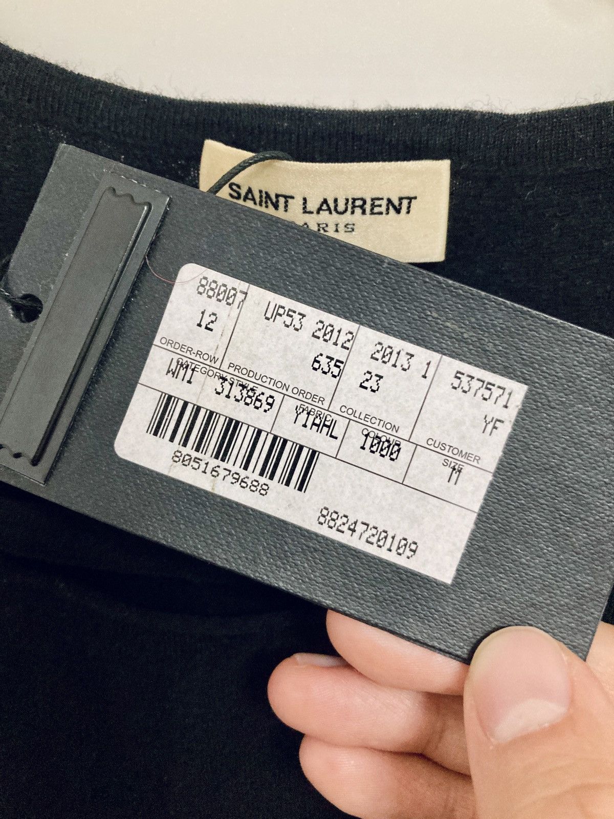 Saint Laurent Paris SAINT LAURENT PARIS BY HEDI SLIMANE 13SS DISTRESSED TANK Size US S / EU 44-46 / 1 - 6 Thumbnail