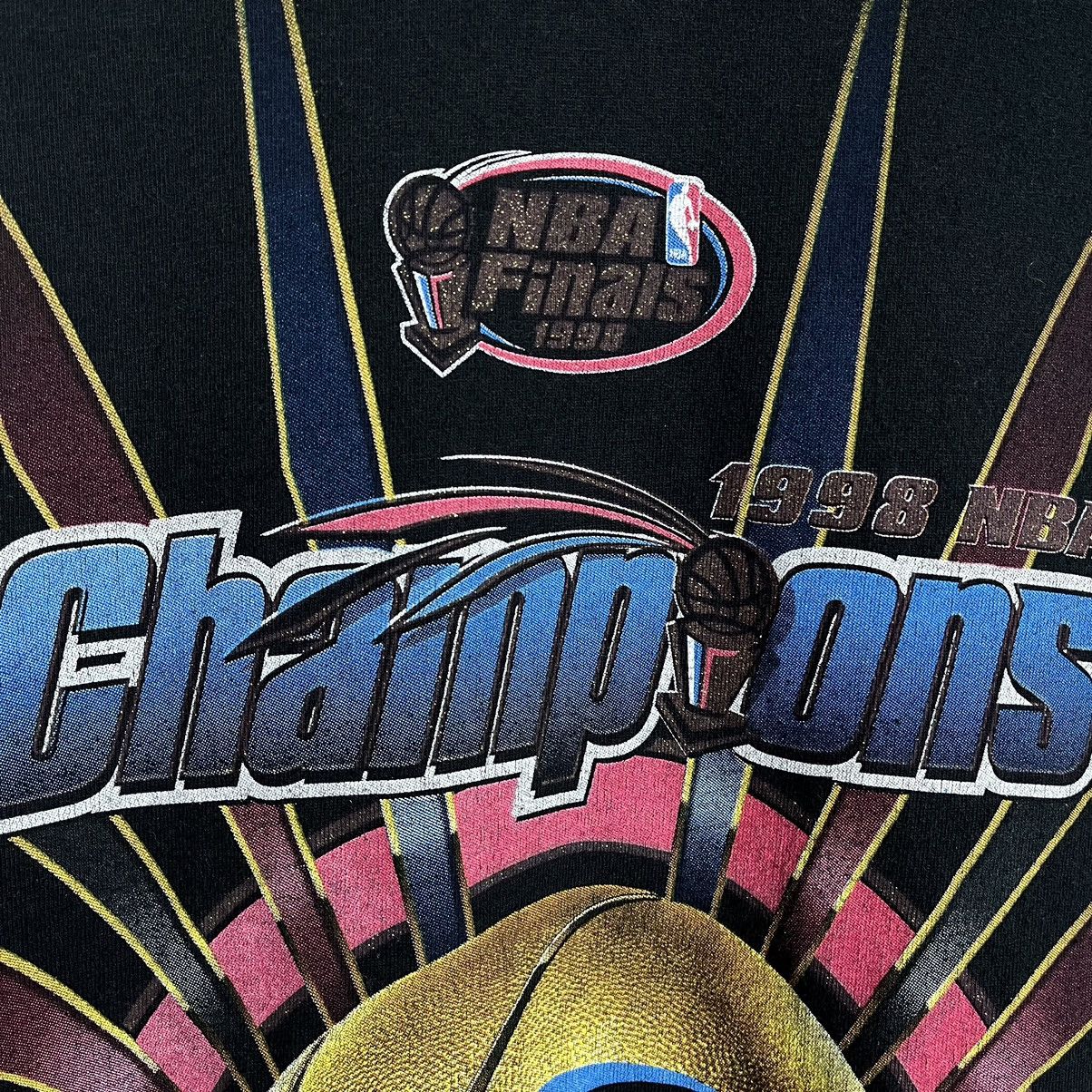 NBA Vintage Chicago Bulls starter rare NBA champions tee 1998 Size US L / EU 52-54 / 3 - 6 Thumbnail