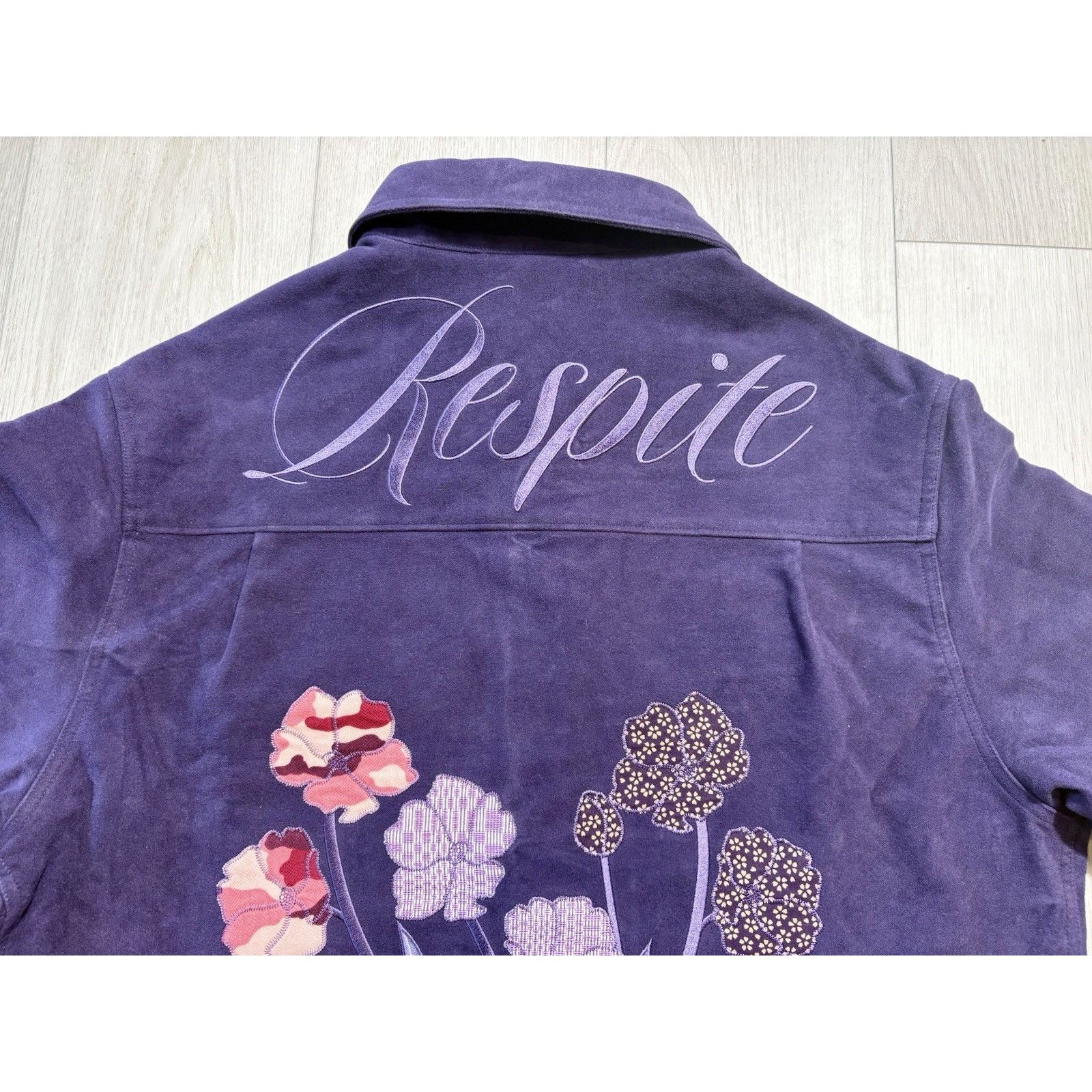 Other No One LA Purple “Respite” Floral Shirt Jacket Men’s XL RARE Size US XL / EU 56 / 4 - 16 Thumbnail