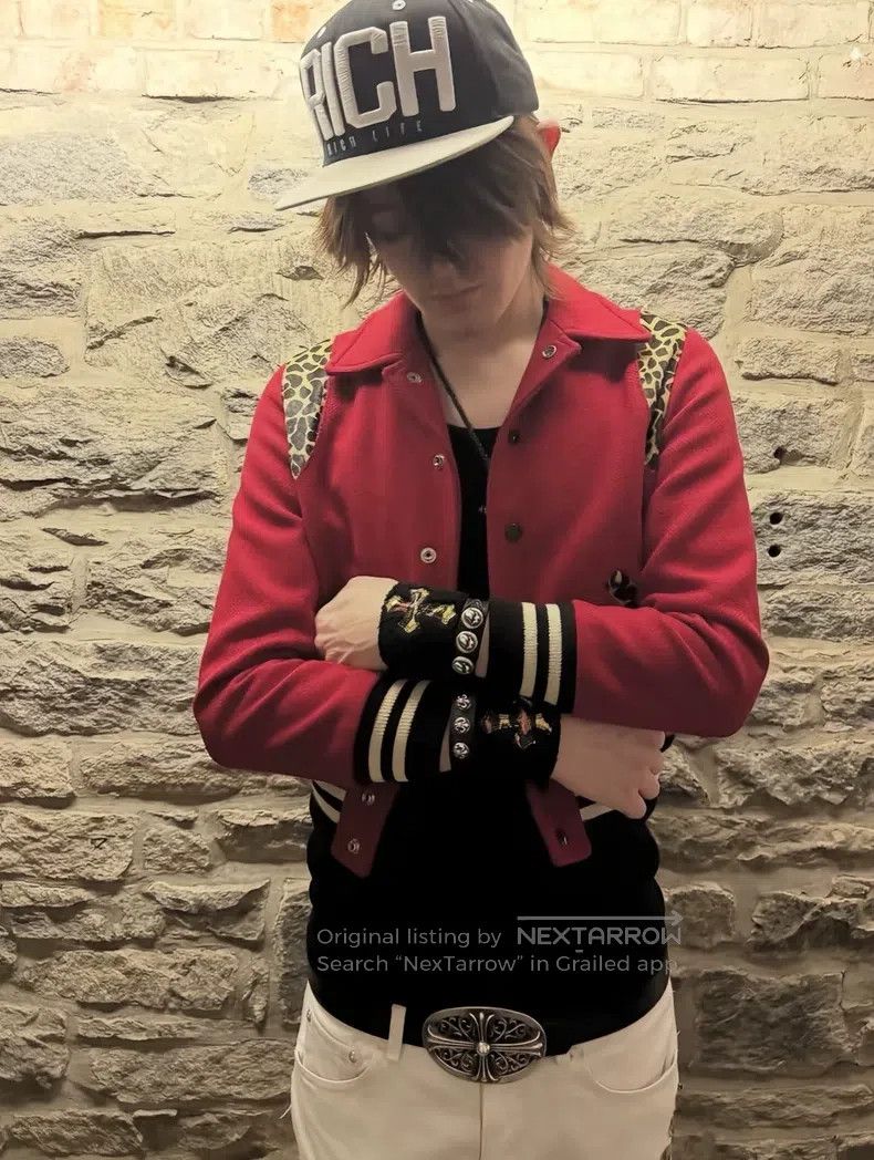 Saint Laurent Paris Saint Laurent Paris Red Leopard Print Jacket Size US S / EU 44-46 / 1 - 9 Thumbnail