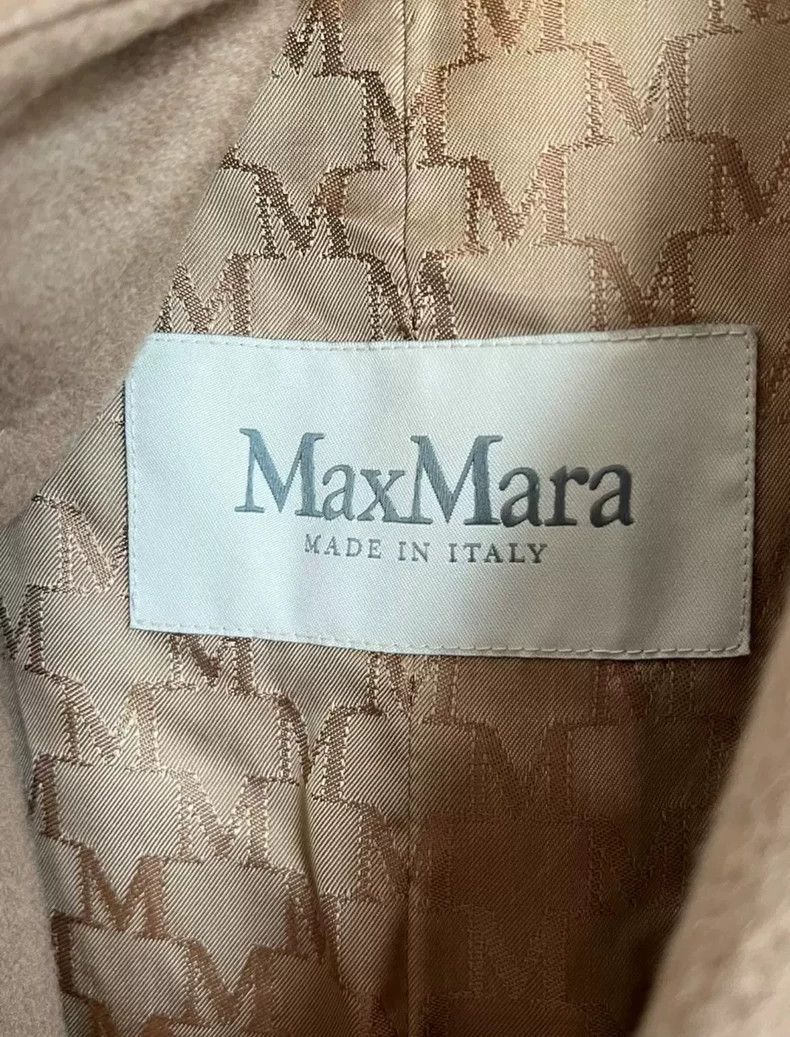 Max Mara Max Mara 101801 Brown Coat Size L / US 10 / IT 46 - 4 Thumbnail