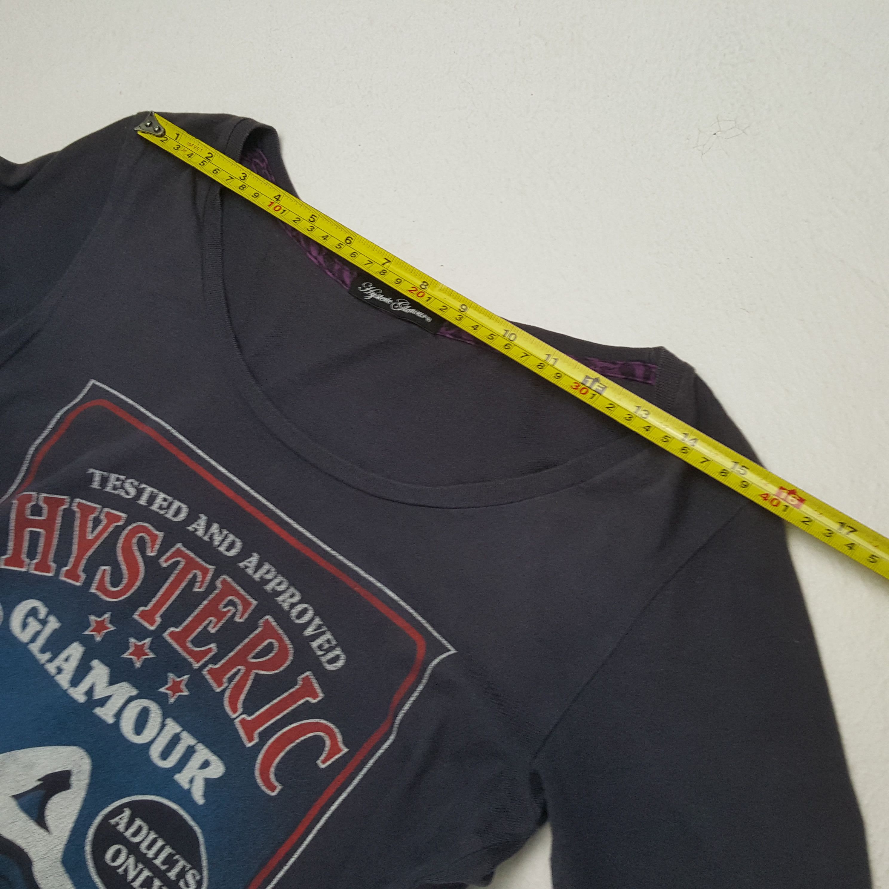 Hysteric Glamour × Japanese Brand × Vintage Vintage HYSTERIC GLAMOUR Japanese Fashion Brand T-Shirts Size S / US 4 / IT 40 - 6 Thumbnail