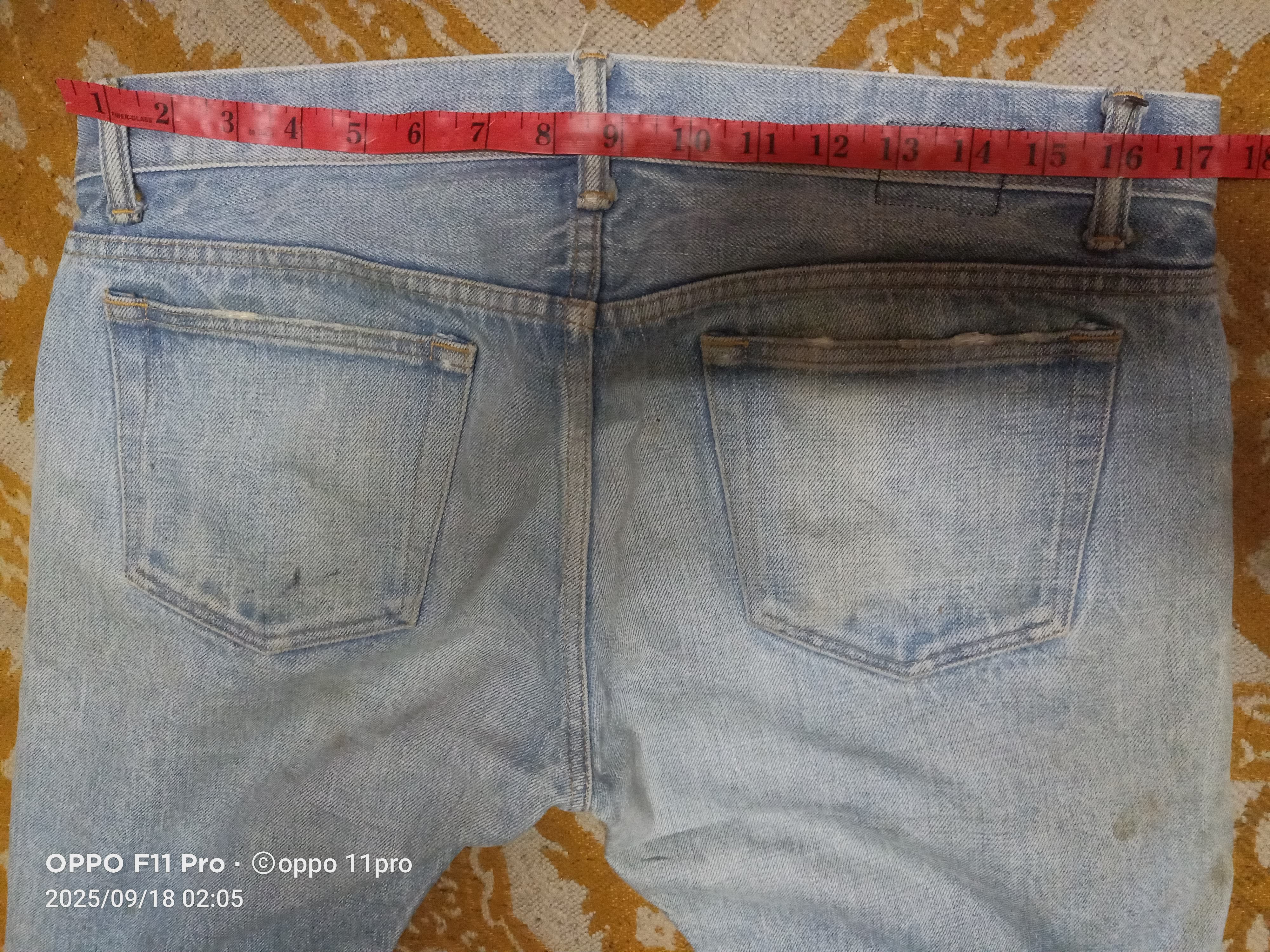 Japanese Brand 🌟 Pallet Life Story RedSelvedge Denim Men 🌟 Size US 33 - 21 Thumbnail