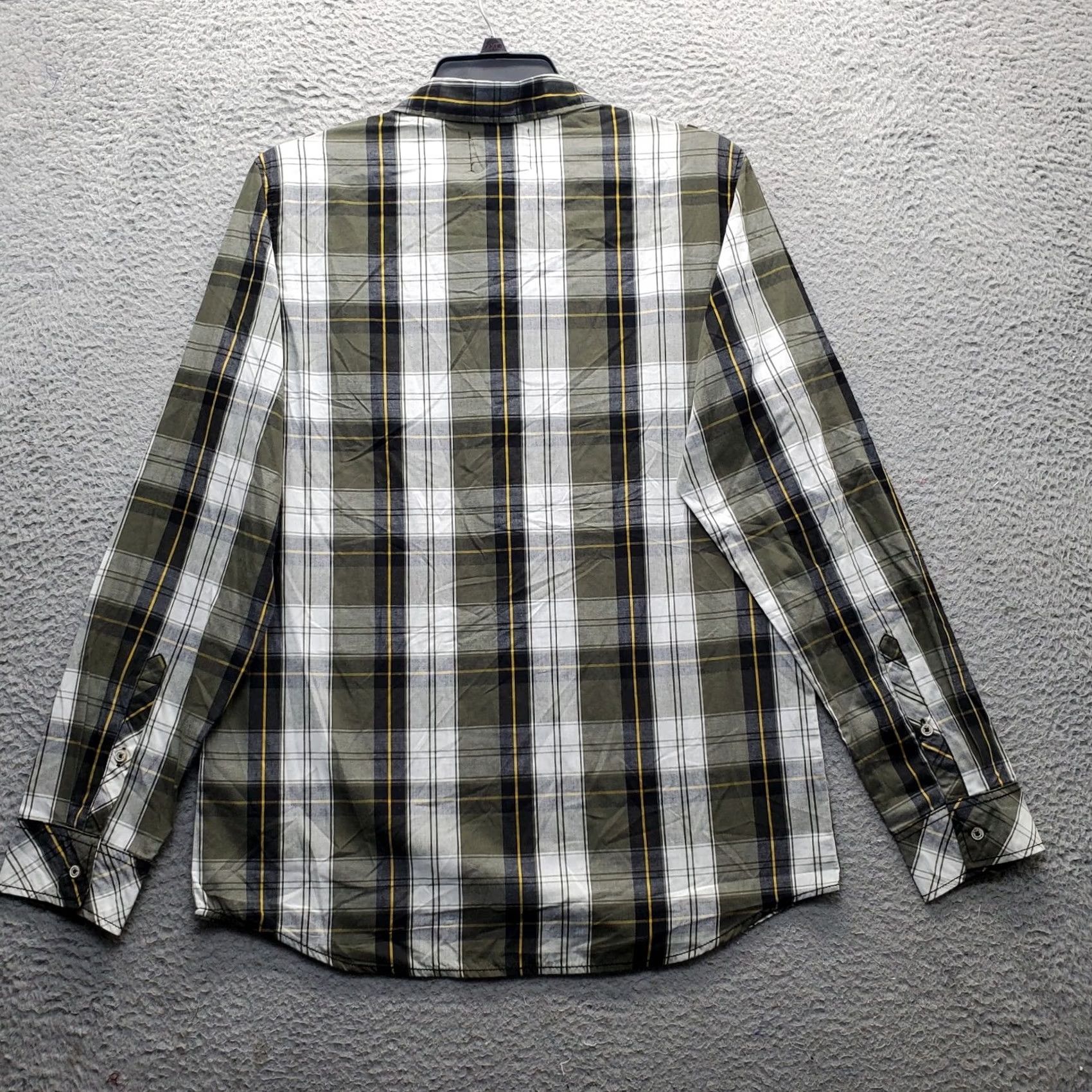 Vintage i jeans by Buffalo Shirt Mens Large Multi Plaid Long Sleeve Collared Button-Up Shirt Size US L / EU 52-54 / 3 - 2 Thumbnail