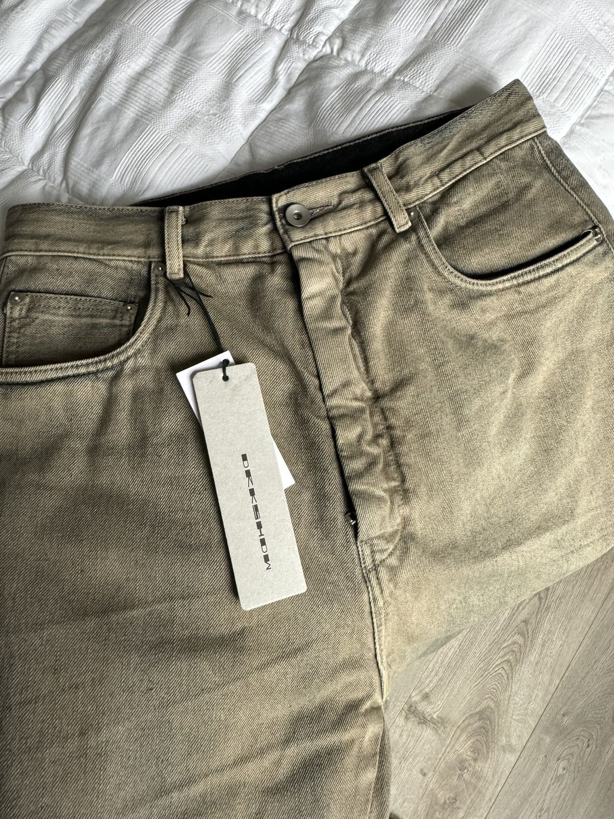 Rick Owens Brand New Rick Owens DRKSHDW Mineral Pearl Geth Jeans Size US 31 - 15 Thumbnail