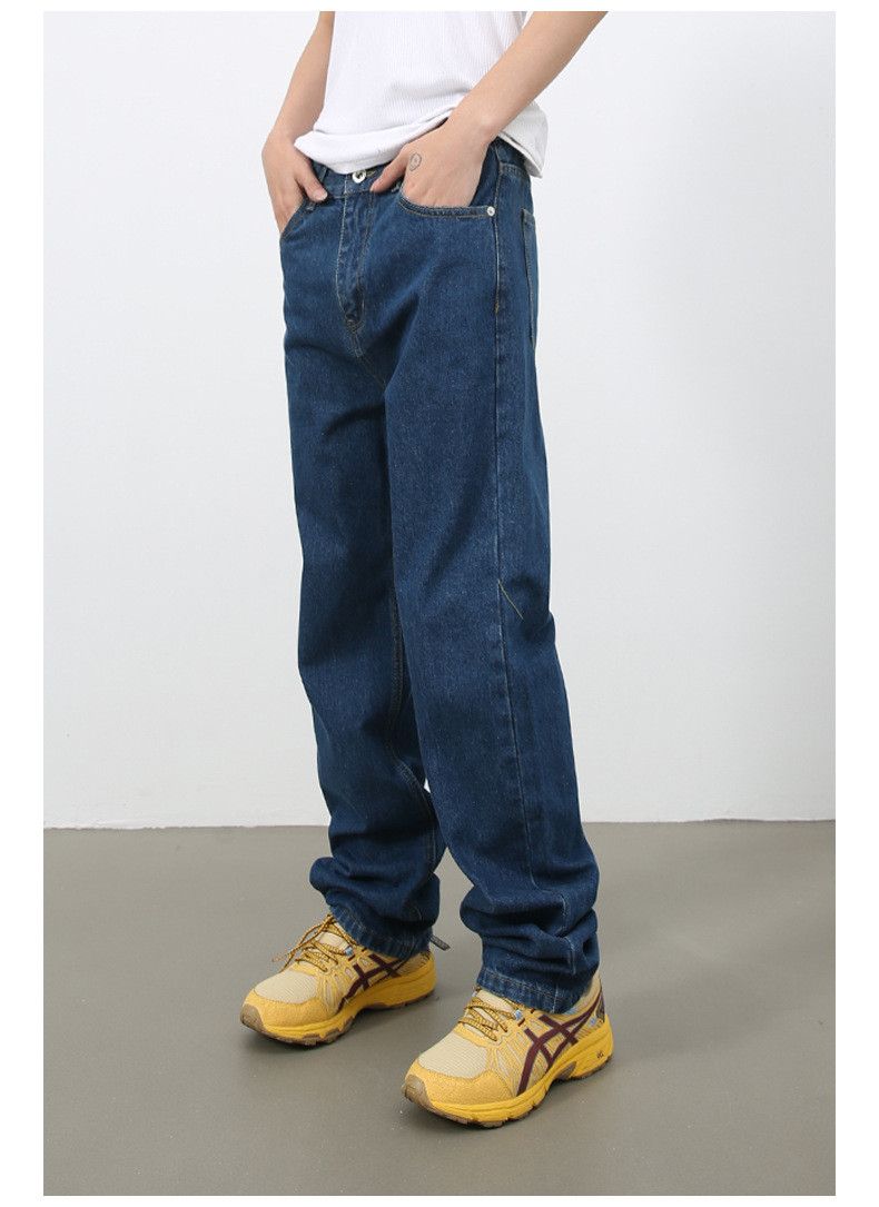 Japanese Brand × Jean Japanese retro straight washed jeans loose straight Size US 32 / EU 48 - 4 Thumbnail