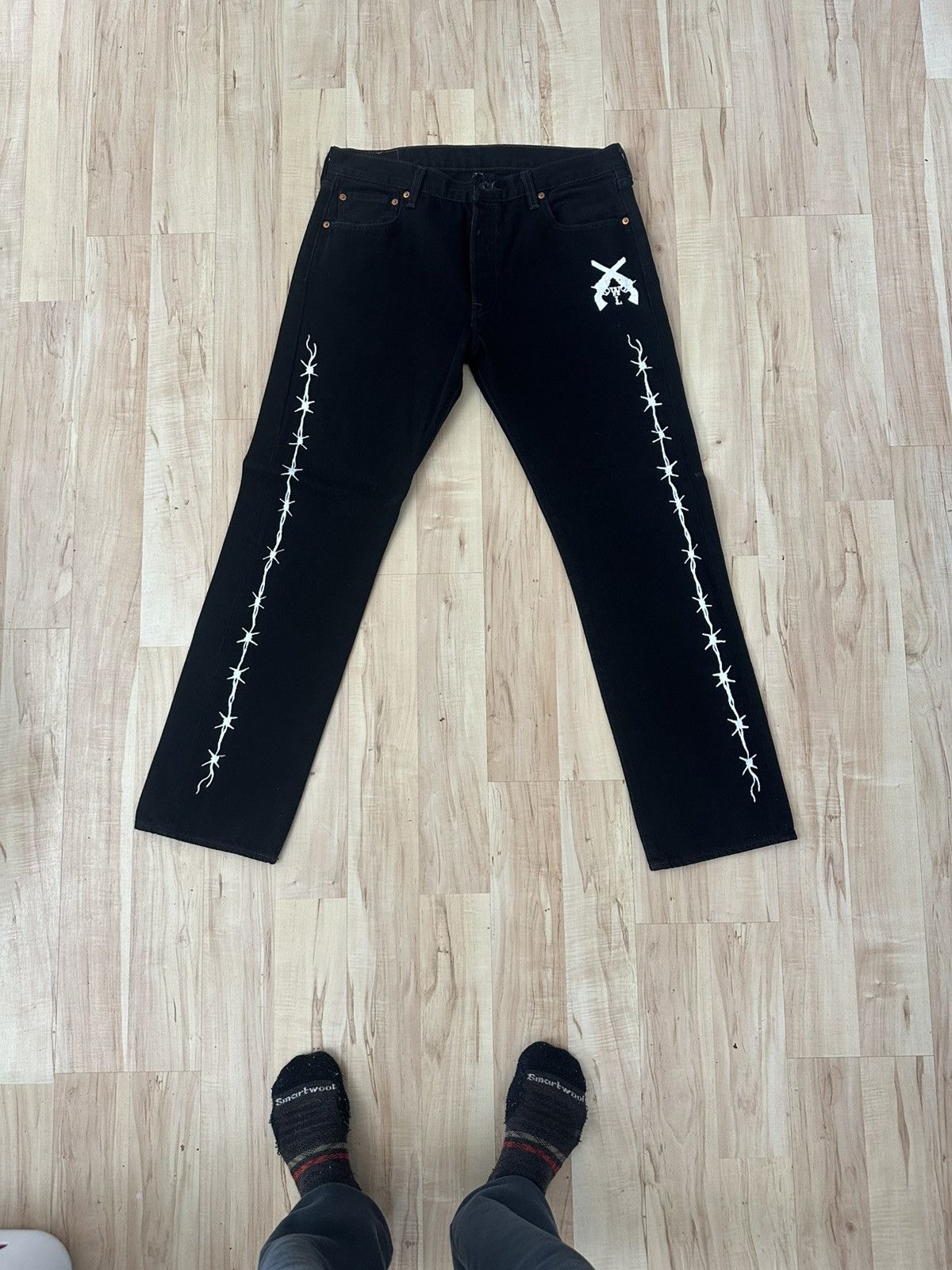Warren Lotas x Levi’s Black Denim Jeans