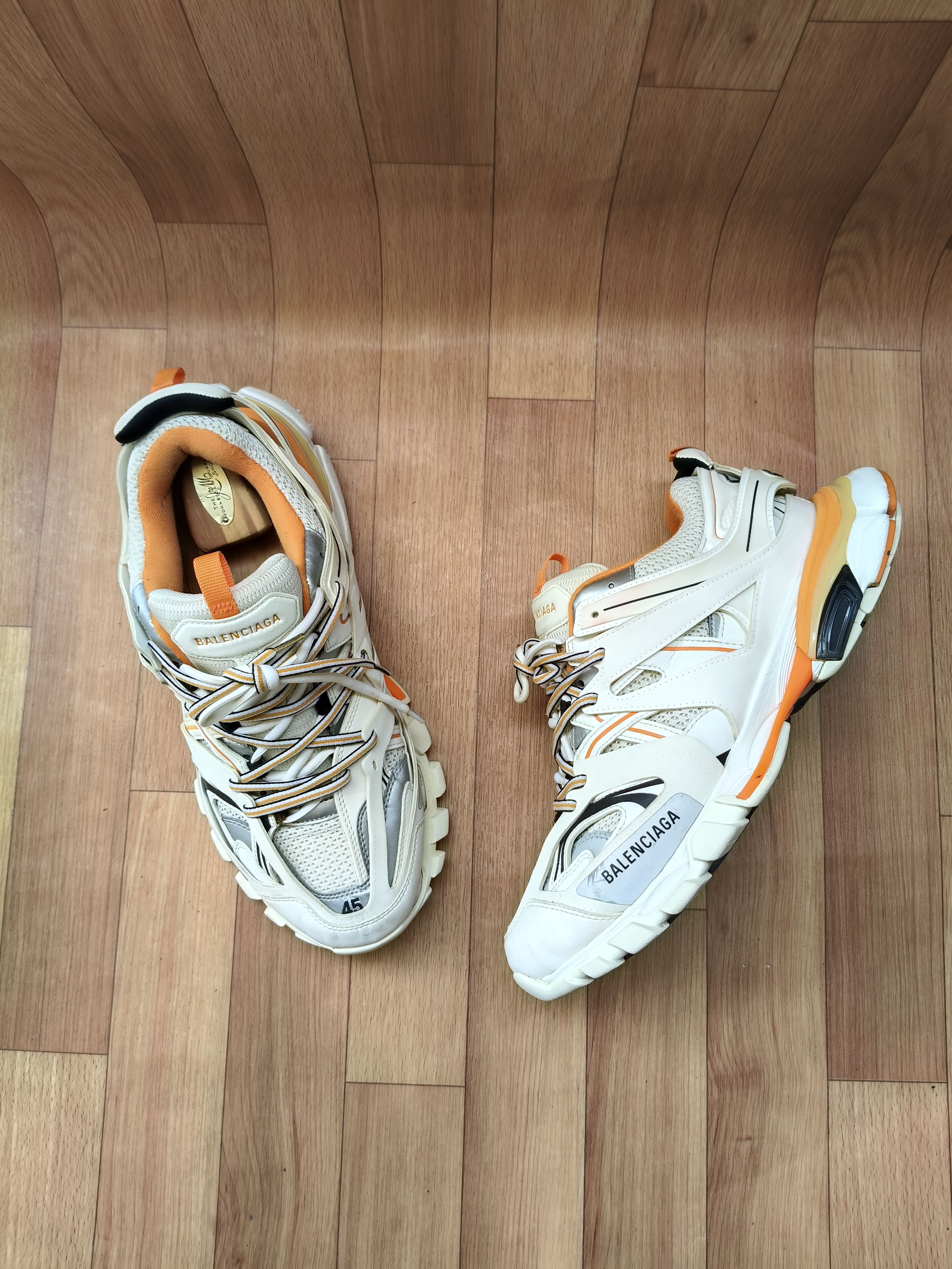 Balenciaga 💥 BALENCIAGA TRACK ORANGE Size US 12.5 / EU 45-46 - 10 Thumbnail