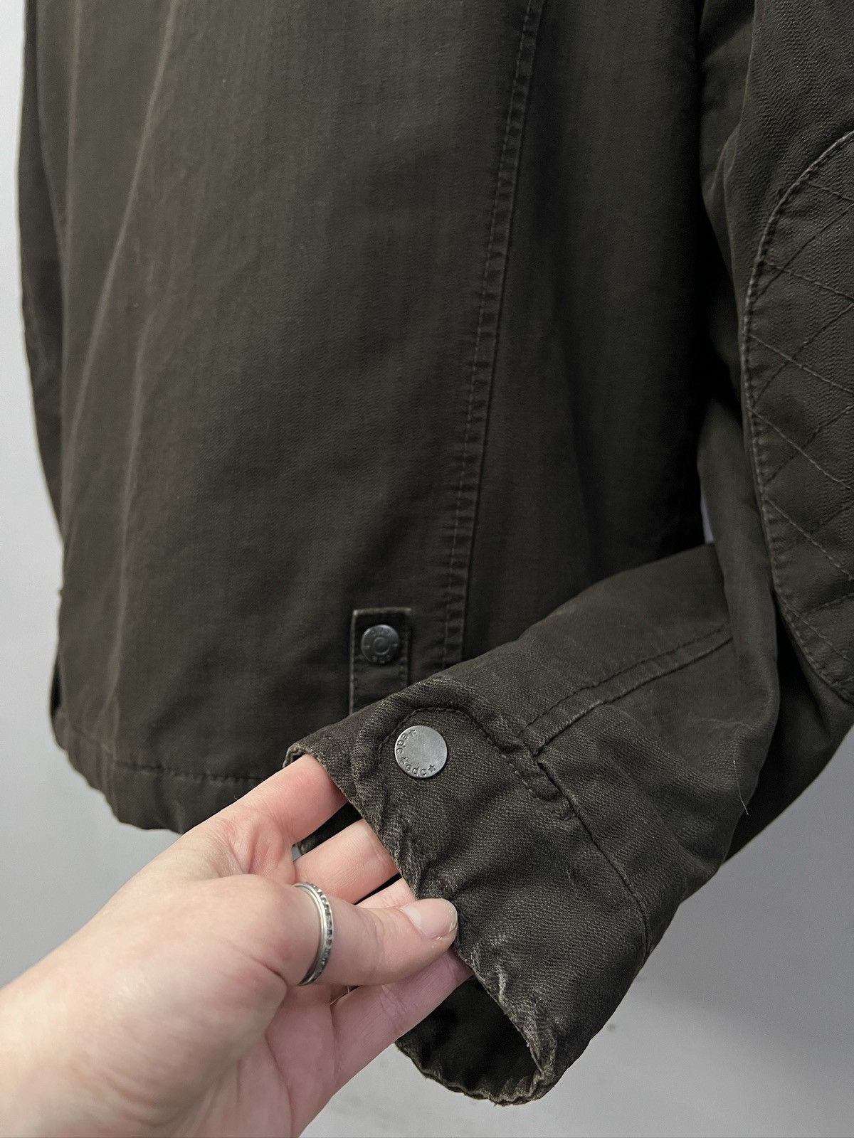 Esprit Vintage Black Biker Style Zip Jacket Military Utility Size US M / EU 48-50 / 2 - 10 Thumbnail