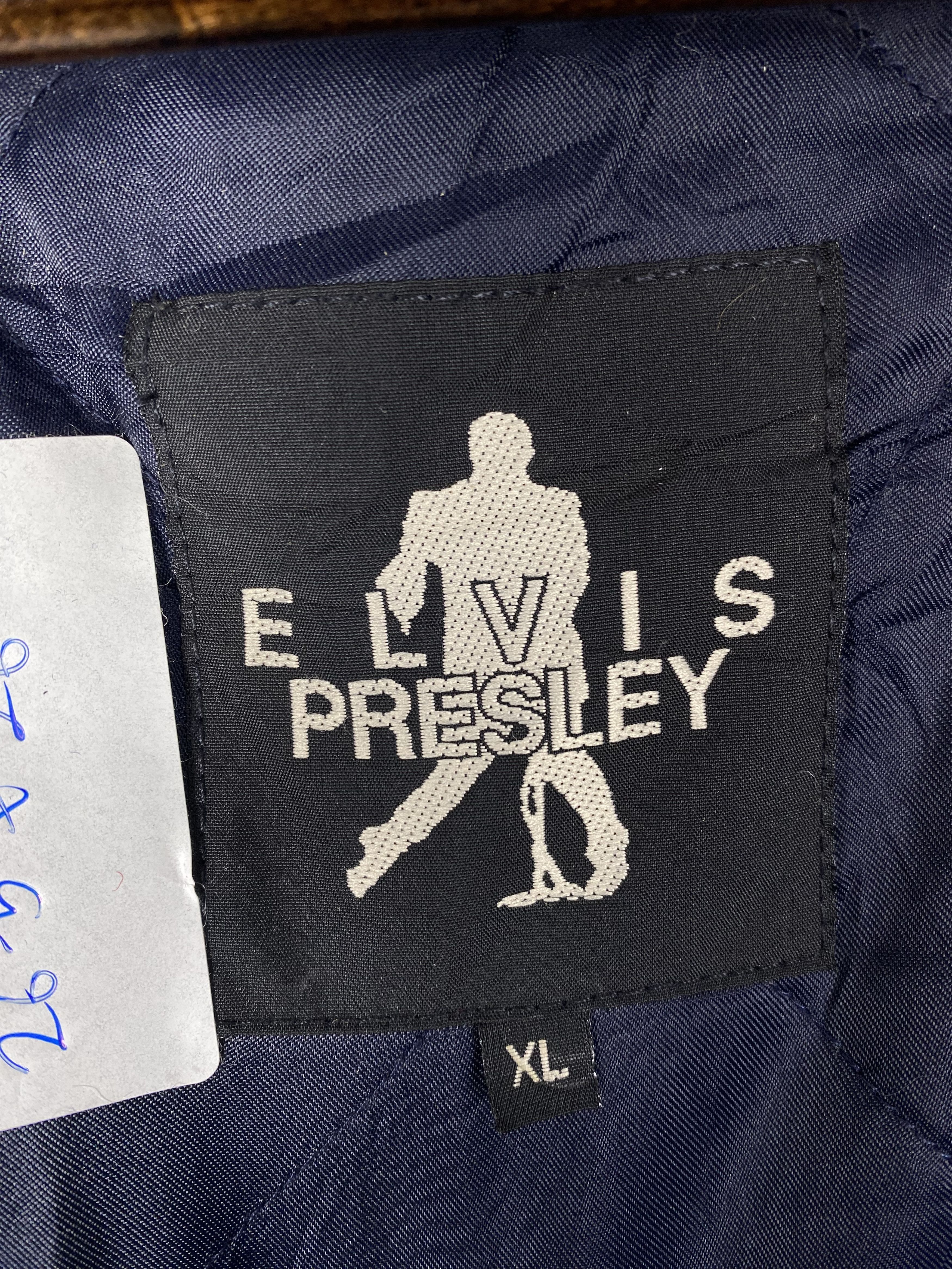 Band Tees Vintage Elvis Presley Varsity Jacket DJ0321 Size US XL / EU 56 / 4 - 9 Thumbnail