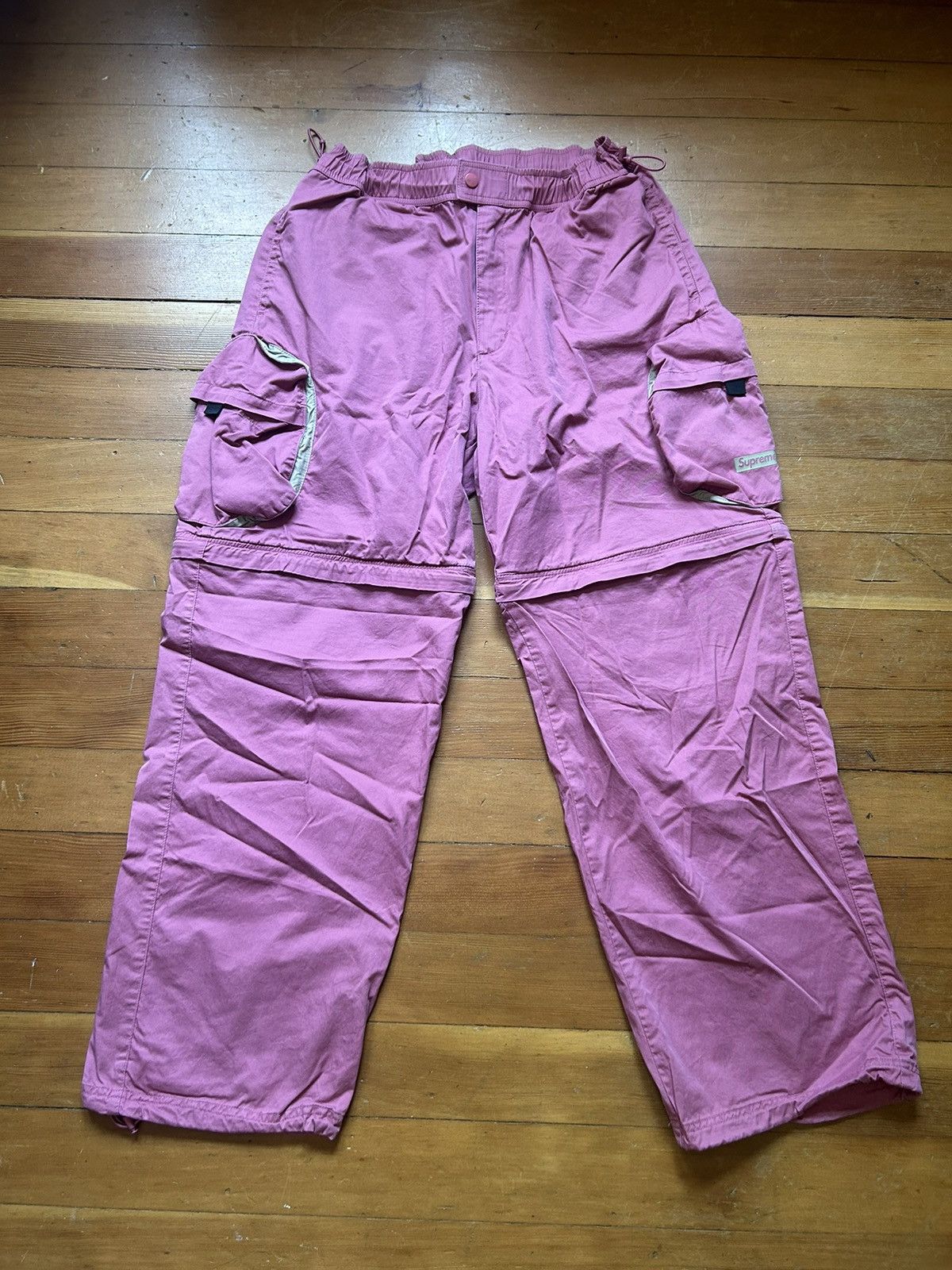 Supreme Supreme Cargo Zip Off Cinch Pant Dusty Pink | Grailed