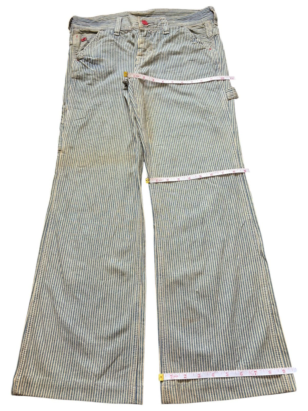 Visvim Vintage Japanese Brand Hickory Carpenter Flare Jeans Size 32" / US 10 / IT 46 - 8 Thumbnail