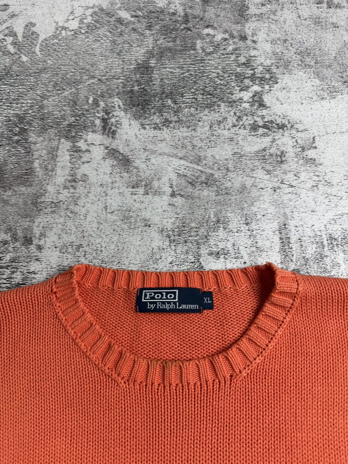 Polo Ralph Lauren Ralph Lauren Cotton Knited Peach Sweatshirt Sweater Pullover Size US XL / EU 56 / 4 - 9 Thumbnail