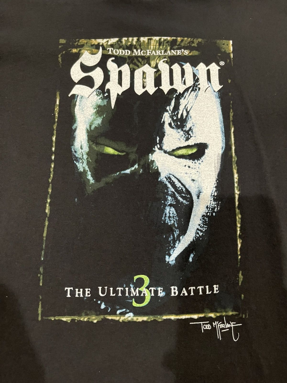Vintage 1990s Spawn 3 The Ultimate Battle HBO Home Video T-Shirt Size US XL / EU 56 / 4 - 2 Thumbnail
