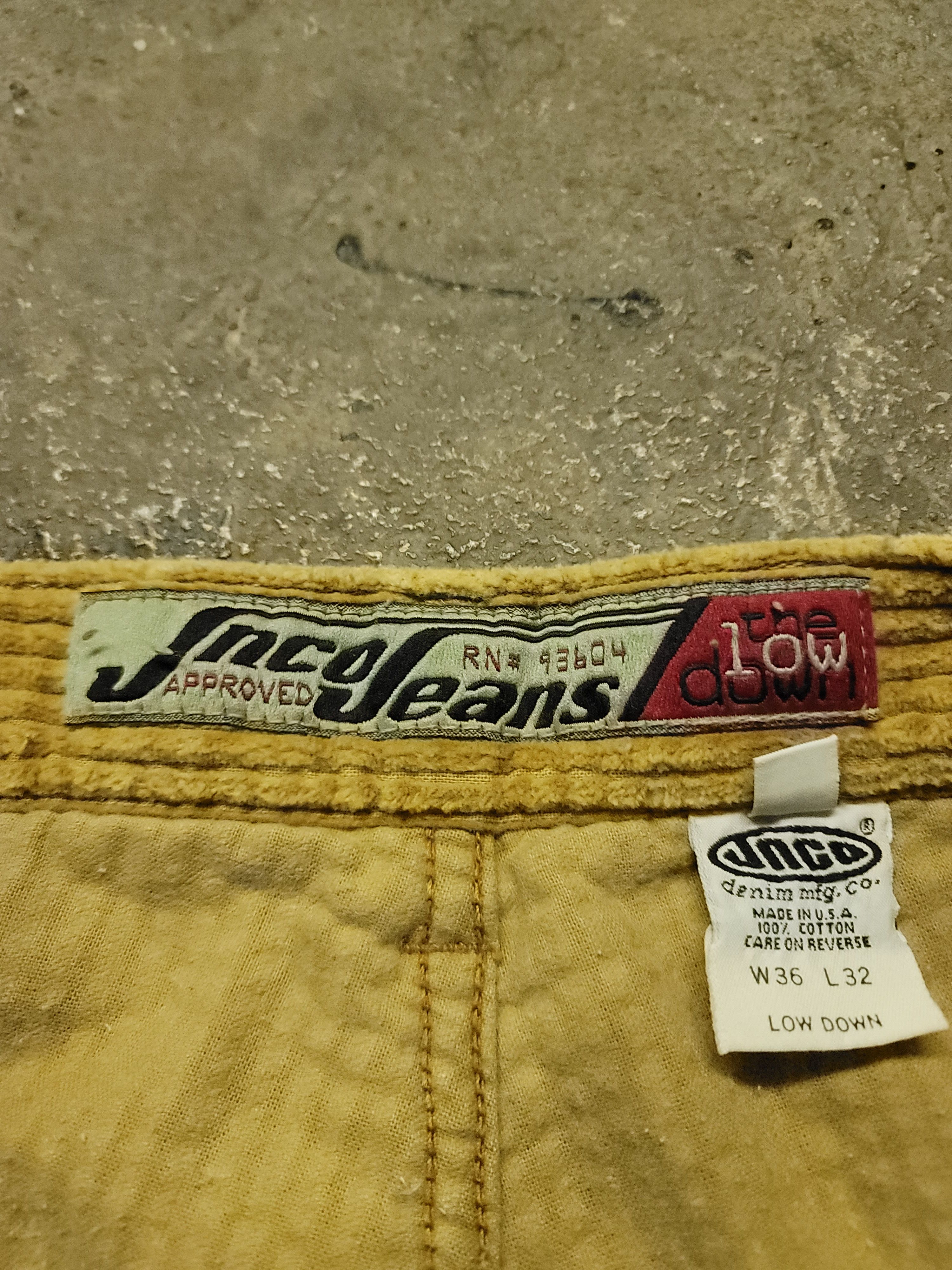 JNCO Vintage 1996-1998 JNCO Gold Corduroy Pants ​ Size US 36 / EU 52 - 6 Thumbnail