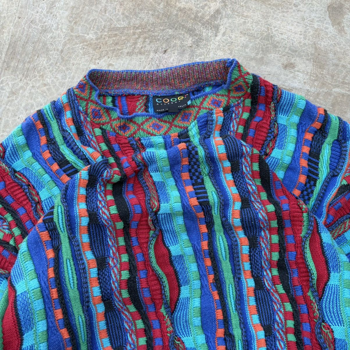 Coogi Crazy Vintage 90s Coogi 3D Knit Sweater Size US L / EU 52-54 / 3 - 2 Thumbnail