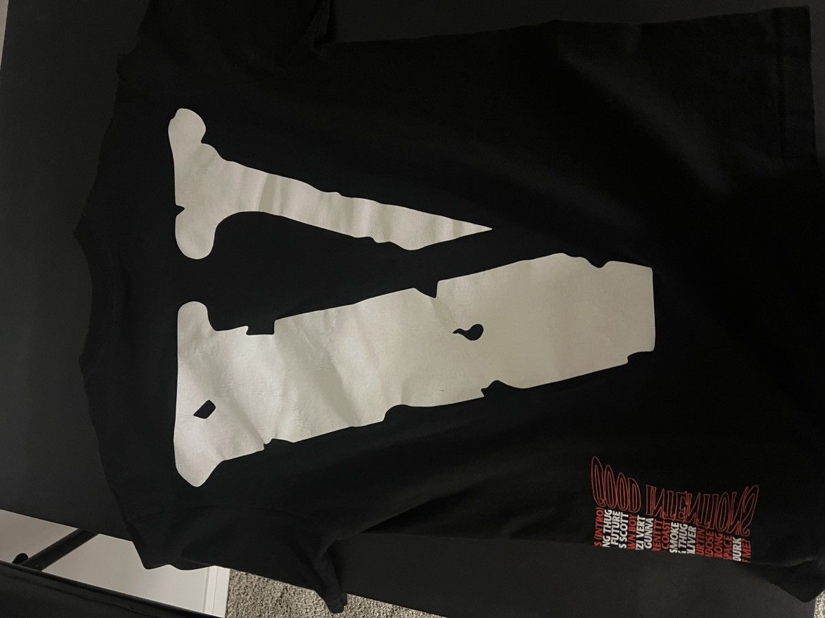 NAV × Vlone × XO Vlone x Nav Good Intentions T-Shirt Size US M / EU 48-50 / 2 - 2 Thumbnail