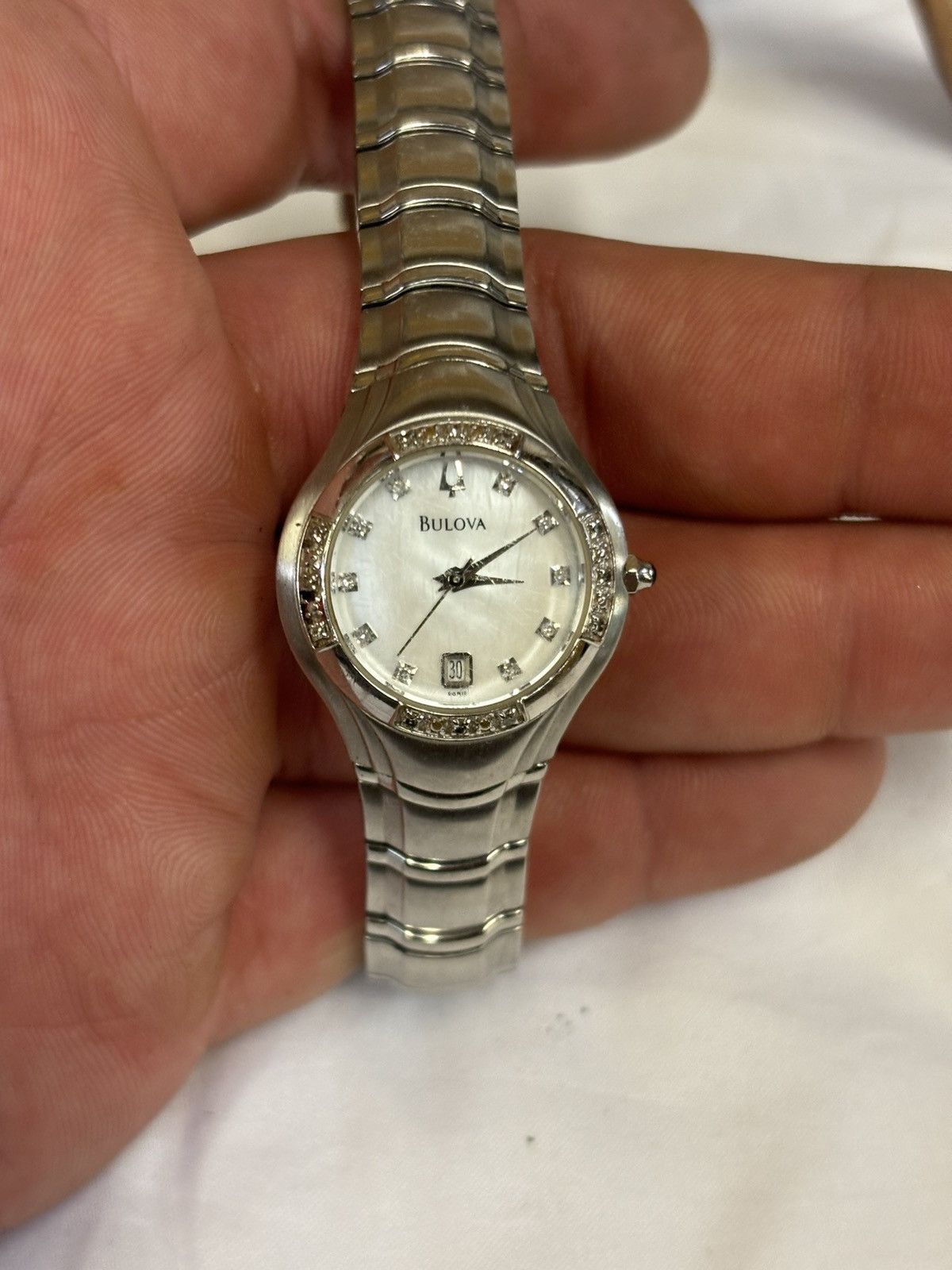 Bulova Bulova Maestro Diamond C899133 Silver Tone Women’s Watch Size ONE SIZE - 1 Thumbnail