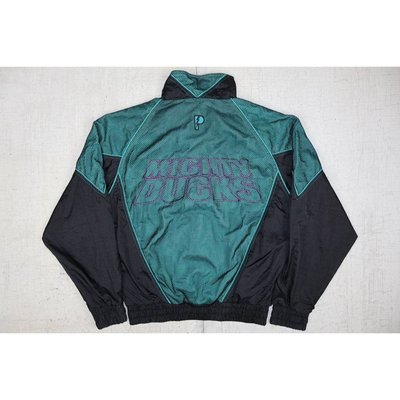 Pro Player Vintage 90s Anaheim Mighty Ducks Pro Player Jacket Teal Size US M / EU 48-50 / 2 - 13 Thumbnail