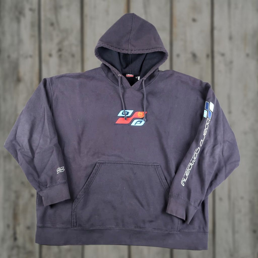 Ocean Pacific VINTAGE OP Ocean Pacific Blue Logo Hoodie XL Sweatshirt Mens Pullover Hoodie, Y2K, 2000s, Cotton Blend, Hooded, Logo, Long Sleeve, Drawstring, Blue Size US XL / EU 56 / 4 - 1 Thumbnail