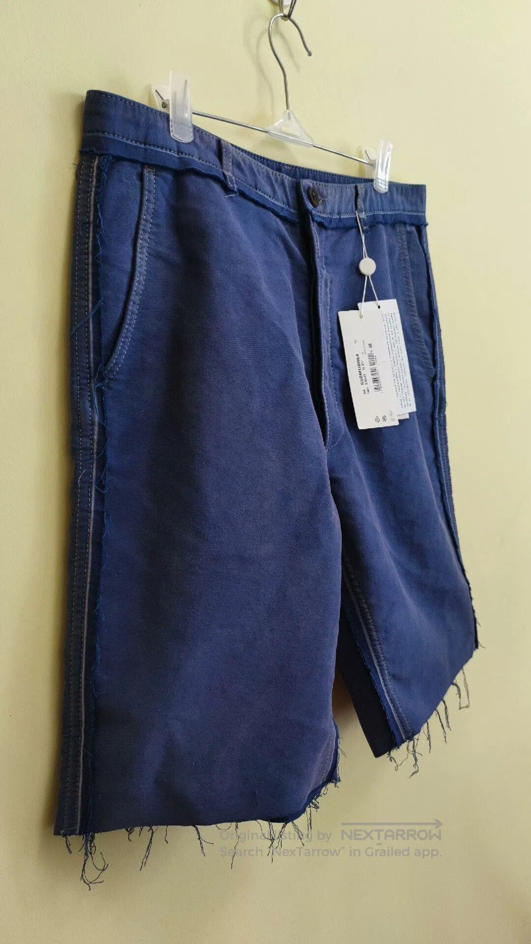 Maison Margiela Maison Margiela Distressed Blue Purple Shorts. Size US 30 / EU 46 - 4 Thumbnail