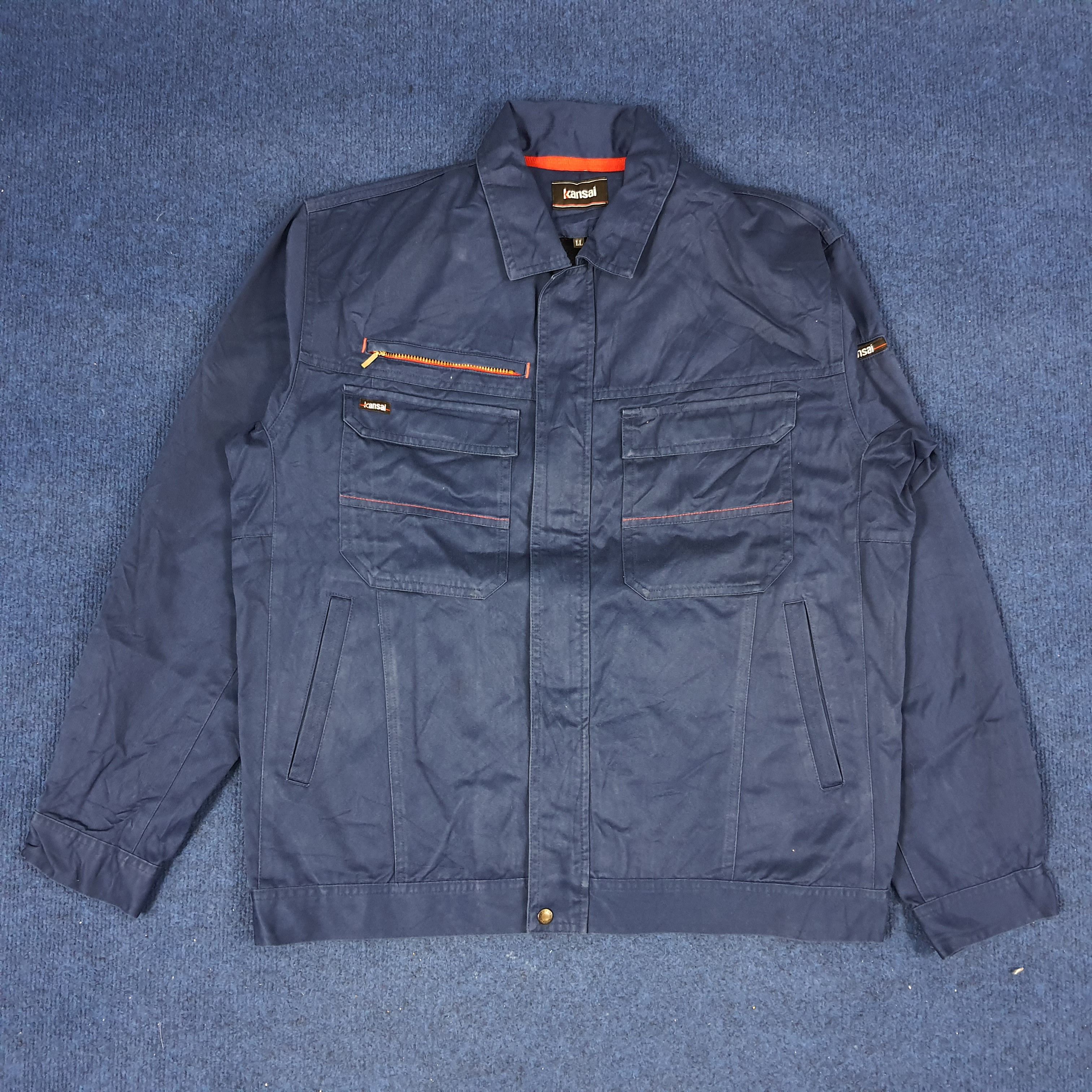Japanese Brand × Vintage Vintage Kansai x Custom Number Nine Logo Workwear Jacket Size US L / EU 52-54 / 3 - 3 Thumbnail