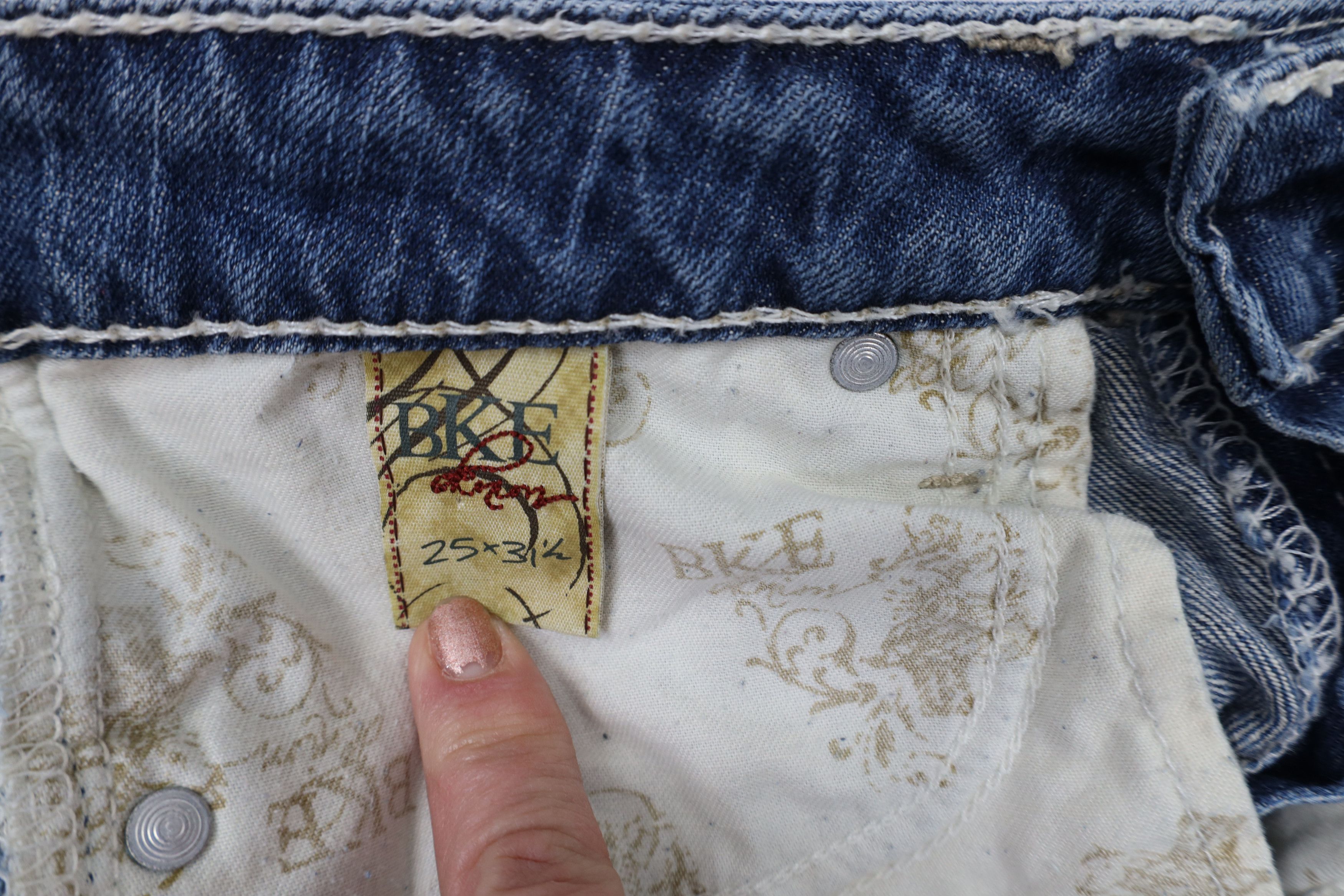 Vintage Vintage Y2K Buckle BKE Stretch Tenley Flared Denim Jeans Size 25" / US 0 / IT 36 - 9 Thumbnail