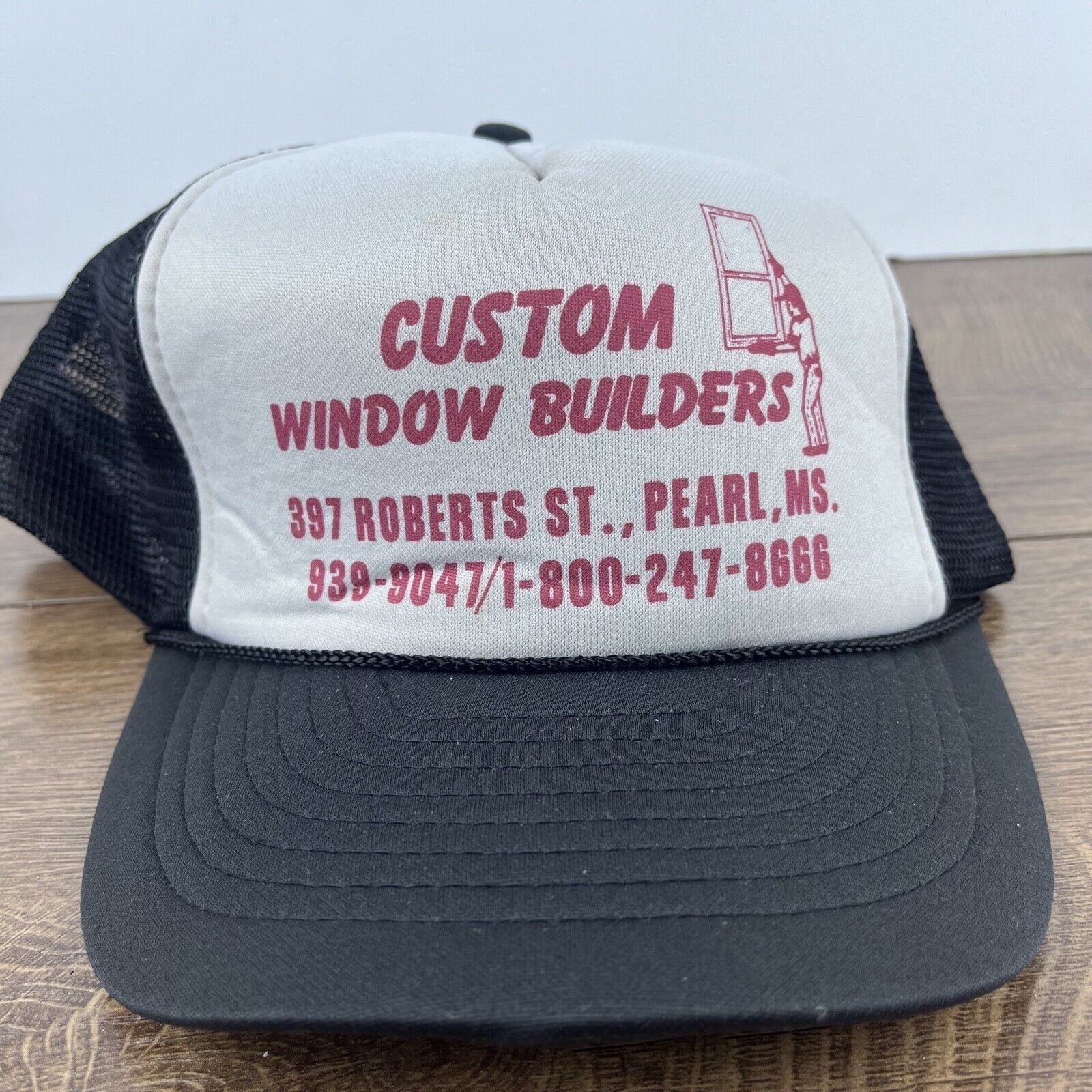 Other Custom Window Builders Snapback Hat Black Hat Adjustable Bla Size ONE SIZE - 2 Thumbnail