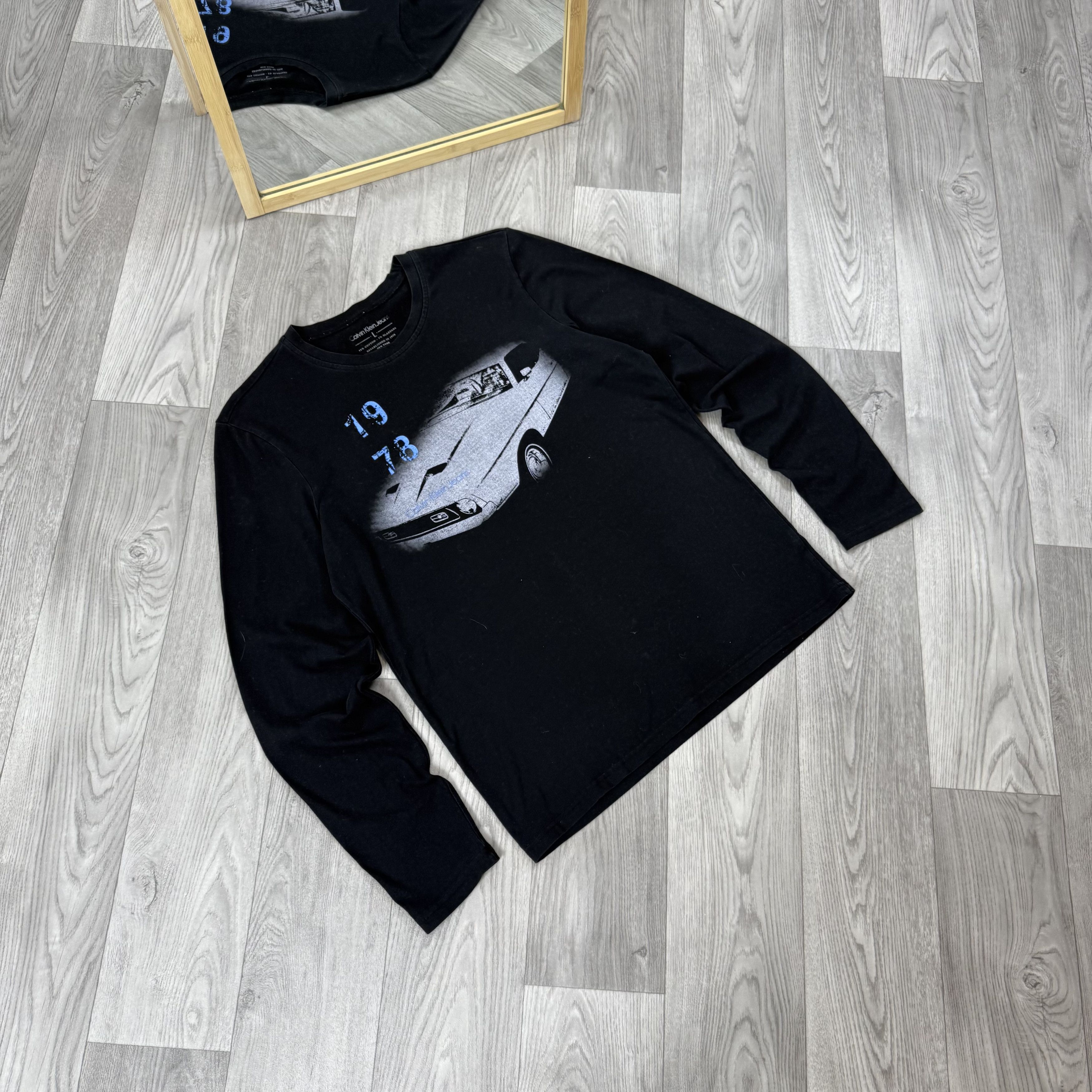 Calvin Klein Vintage Calvin Klein Jeans Y2K Graphic Long Sleeve Tee Shirt Size US L / EU 52-54 / 3 - 2 Thumbnail
