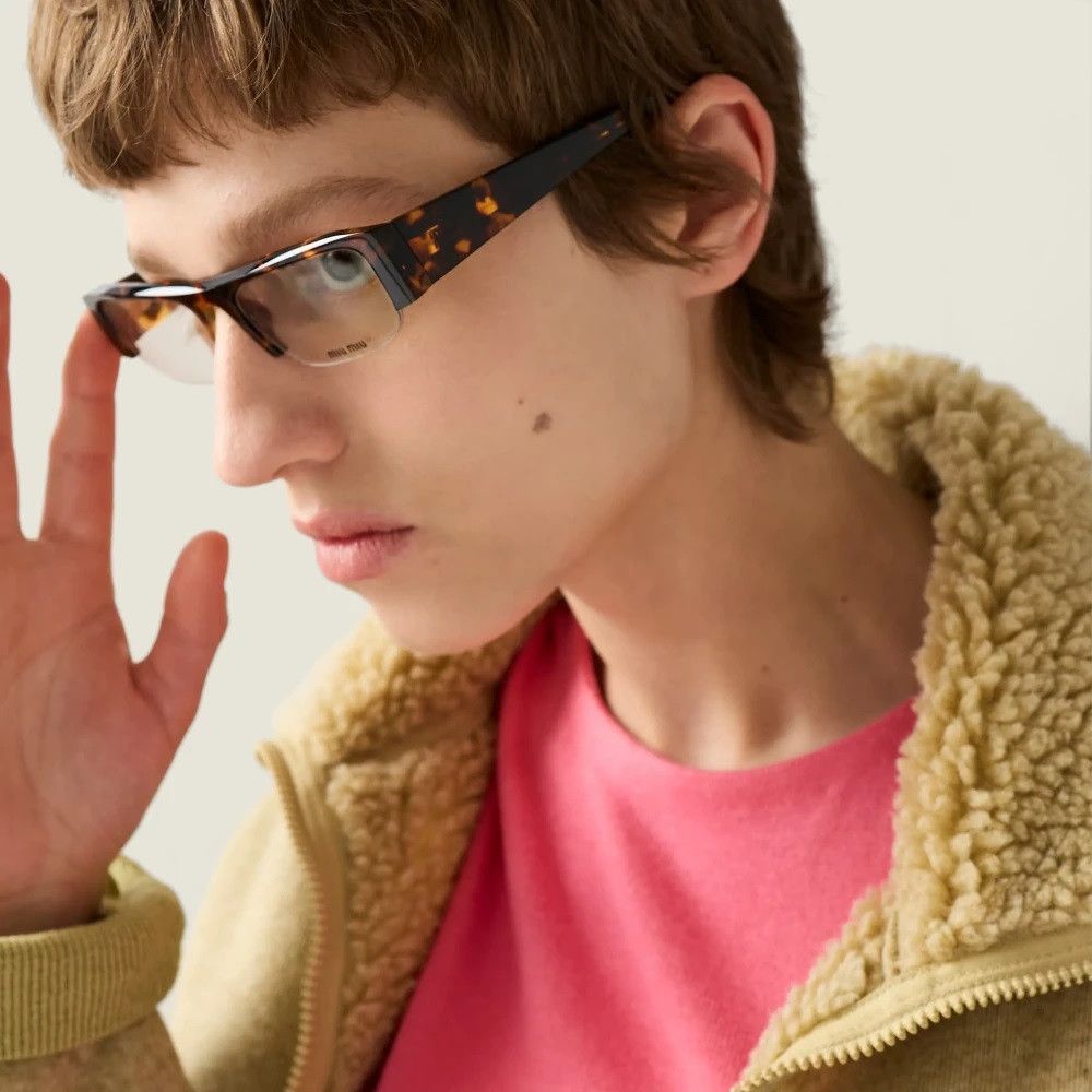 Miu Miu Miu Miu Women Eyeglasses MUB07S 14L08N NEW AUTHENTIC Size ONE SIZE - 12 Thumbnail