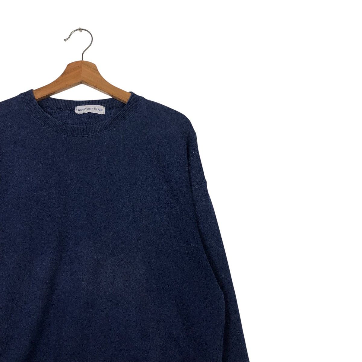 Japanese Brand × Vintage 📌Vintage Sweatshirt Newport Club Issey Miyake Big Logo Size US M / EU 48-50 / 2 - 7 Thumbnail