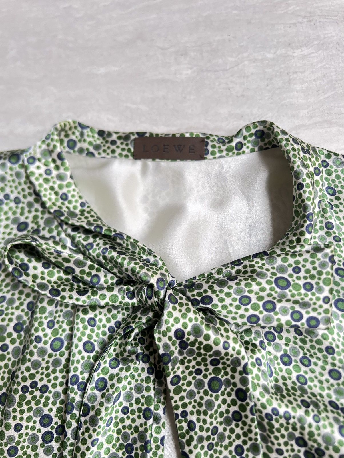 Loewe LOEWE Green Motive Dress Size S / US 4 / IT 40 - 10 Thumbnail