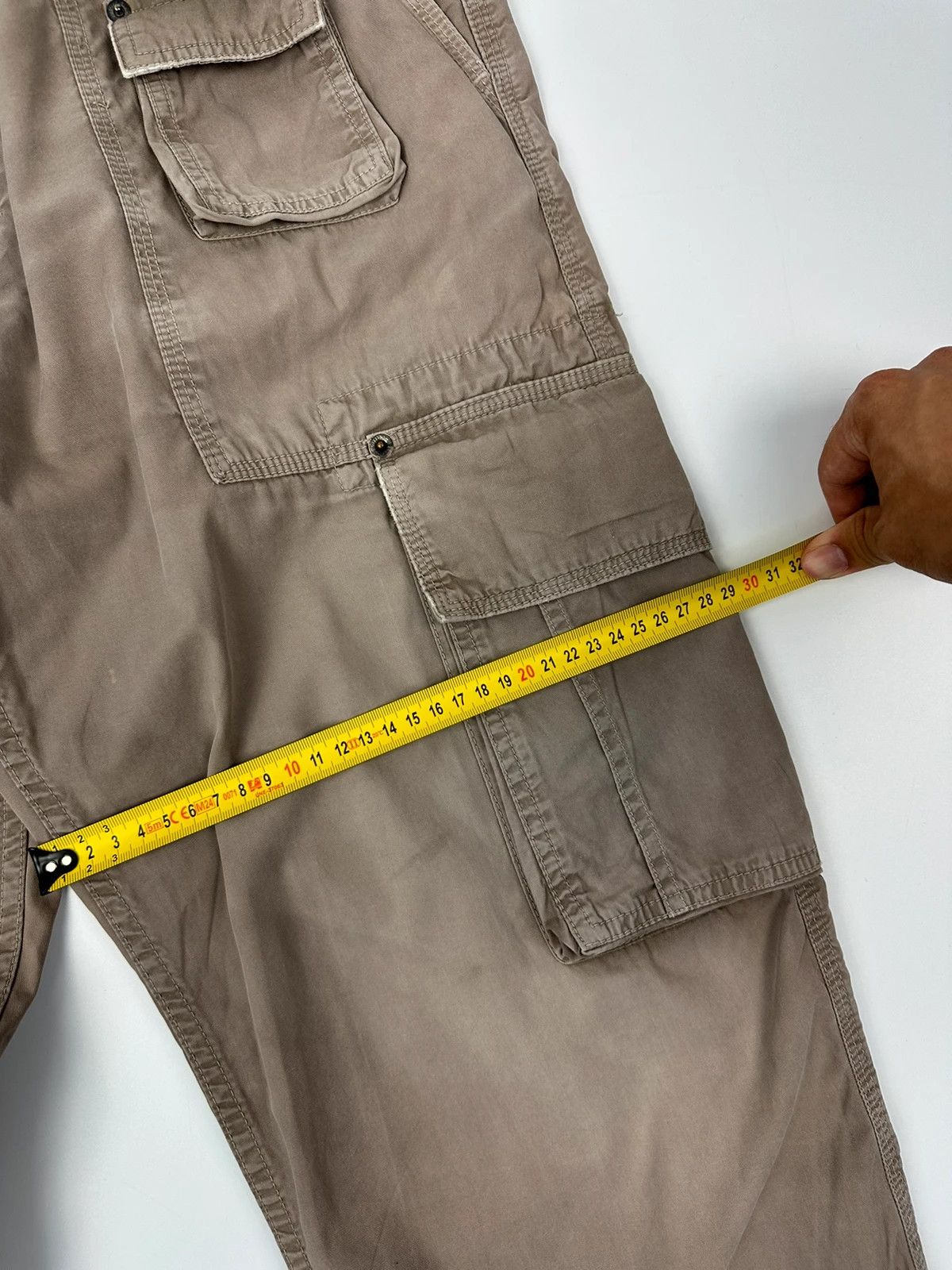Dolce & Gabbana Dolce & Gabbana Multi Cargo Pockets Brown Parachute Pants Size US 32 / EU 48 - 12 Thumbnail