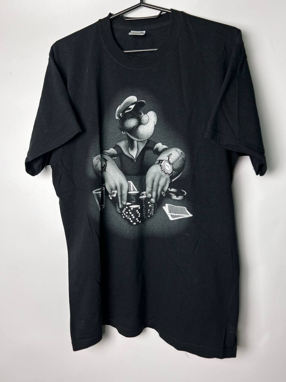 Cartoon Network Vintage Popeye The Sailor Poker Game T-Shirt Size L Men Size US L / EU 52-54 / 3 - 1 Thumbnail
