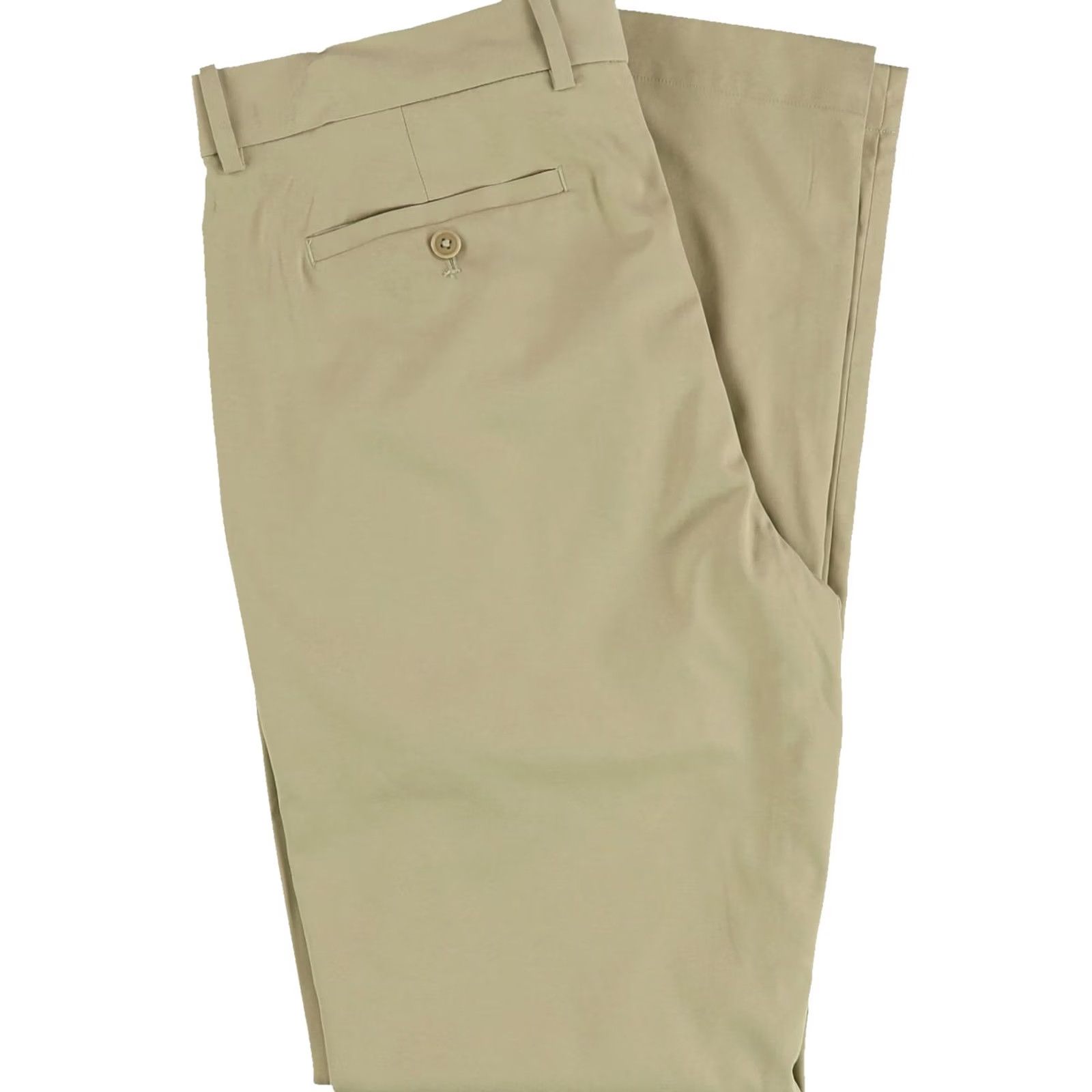 Ralph Lauren Ralph Lauren Mens Tailored Fit Straight Leg Casual Pants, beigekhaki, 33 Size US 33 - 2 Thumbnail