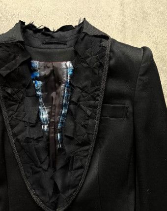 Other Kohshin Satoh Draped & Wrinkled Blazer Size 40L - 6 Thumbnail