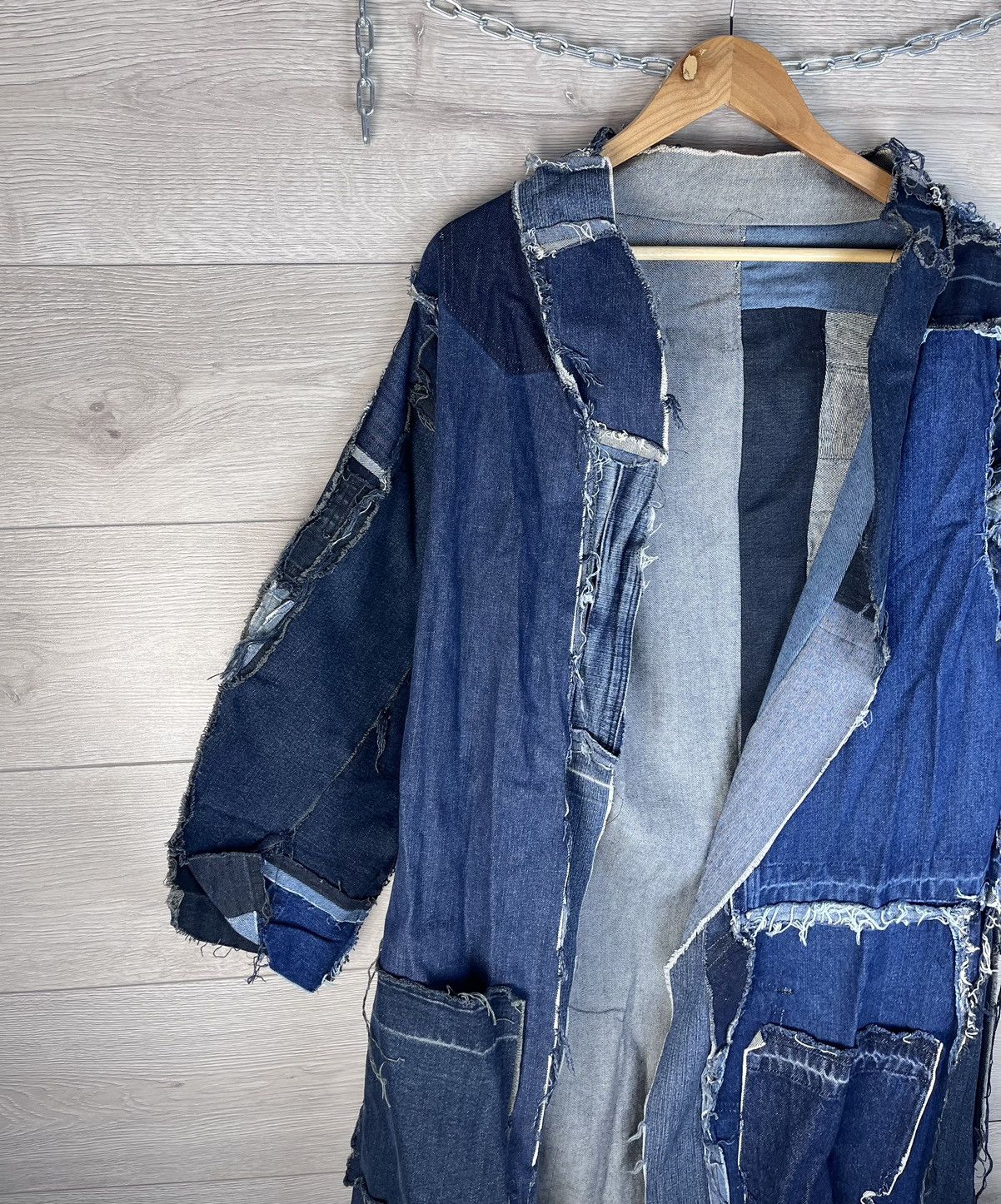 Other Homemade denim women's raincoat vintage size L y2k street Size L / US 10 / IT 46 - 2 Thumbnail