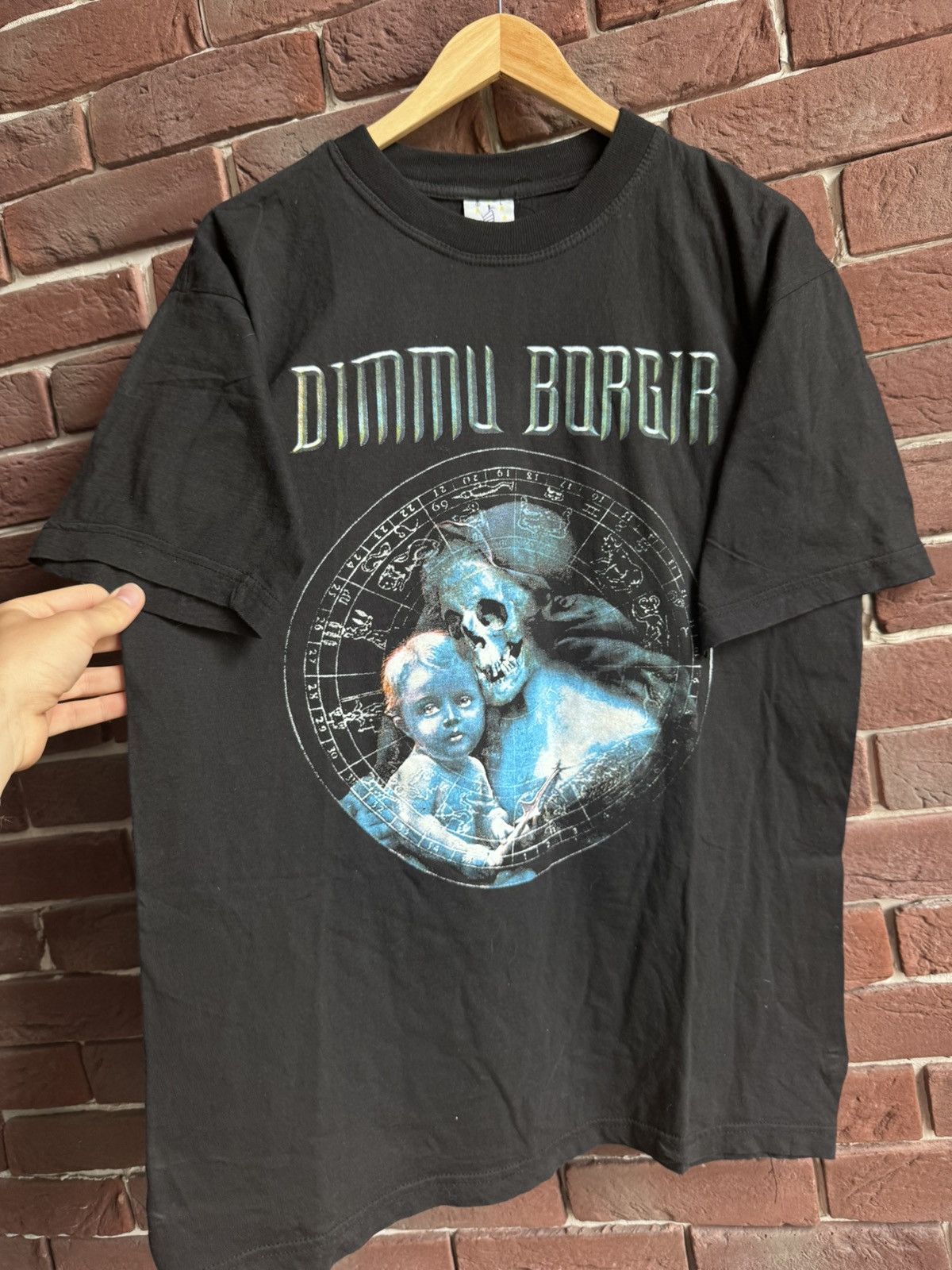 Band Tees Rare Vintage Dimmu Borgir 00s Metal Band T-Shirt Death Cult Size US L / EU 52-54 / 3 - 3 Thumbnail