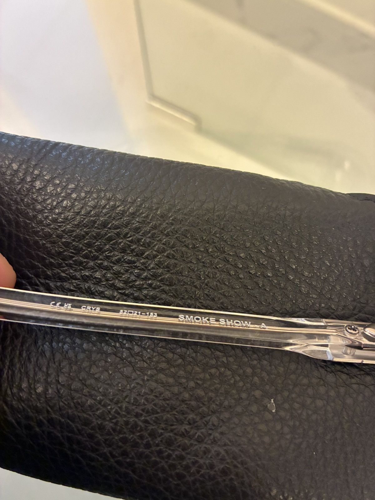 CHROME HEARTS Smoke Show Crystal Silver Glasses
