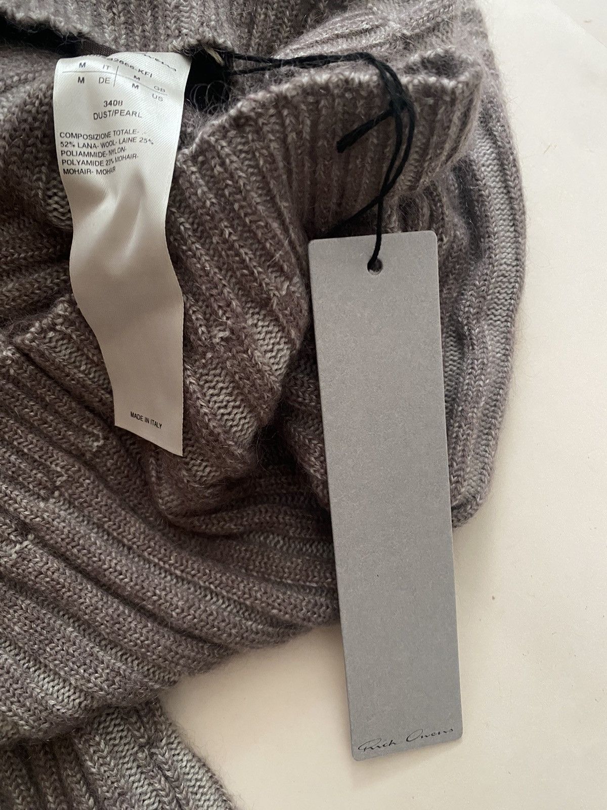 Rick Owens [80% OFF] Rick Owens brown ribbed knit Size US M / EU 48-50 / 2 - 10 Thumbnail