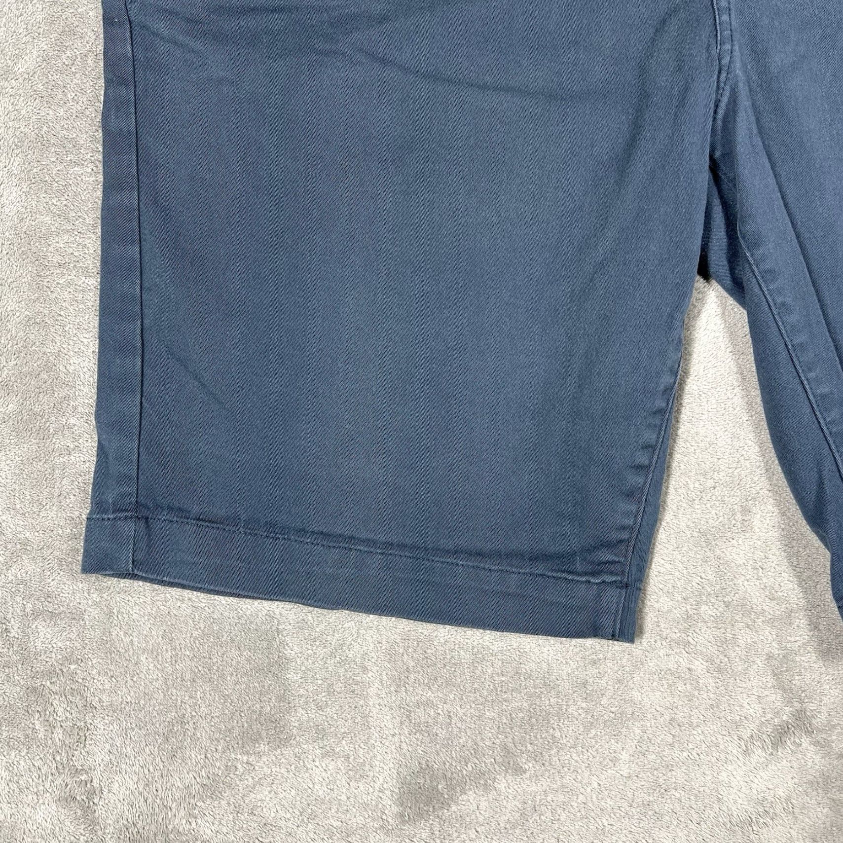 RVCA RVCA Weekend Stretch Men’s Chino Shorts Size 36 Blue Cotton Polyester Blend Size US 36 / EU 52 - 3 Thumbnail